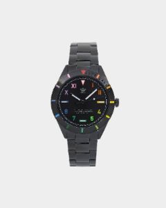 Adidas Edition Three 42MM Black/Rainbow sold by Culture Kings