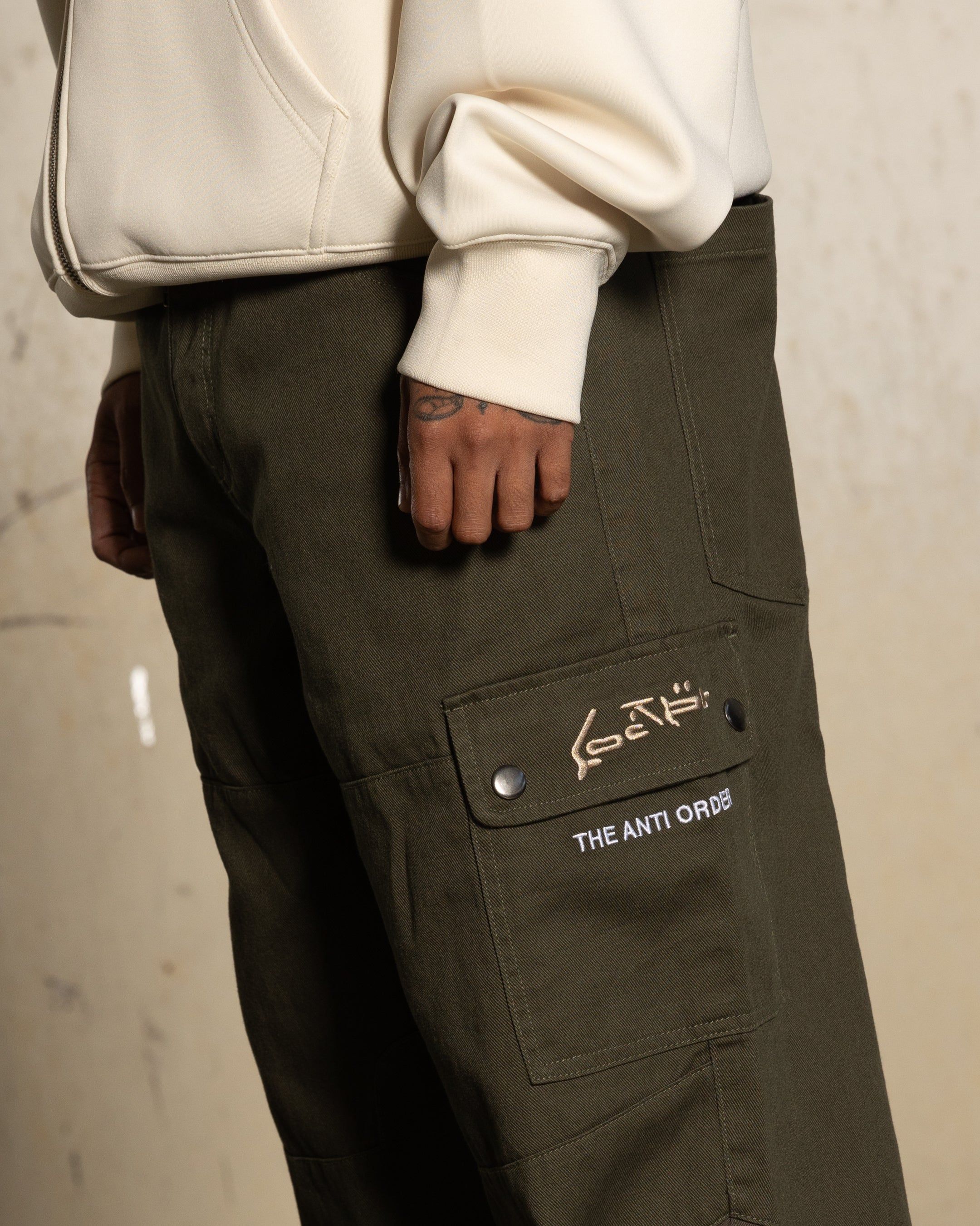 Loiter X The Anti Order Flow Cargo Pants Khaki sold by Culture Kings product image thumbnail 4
