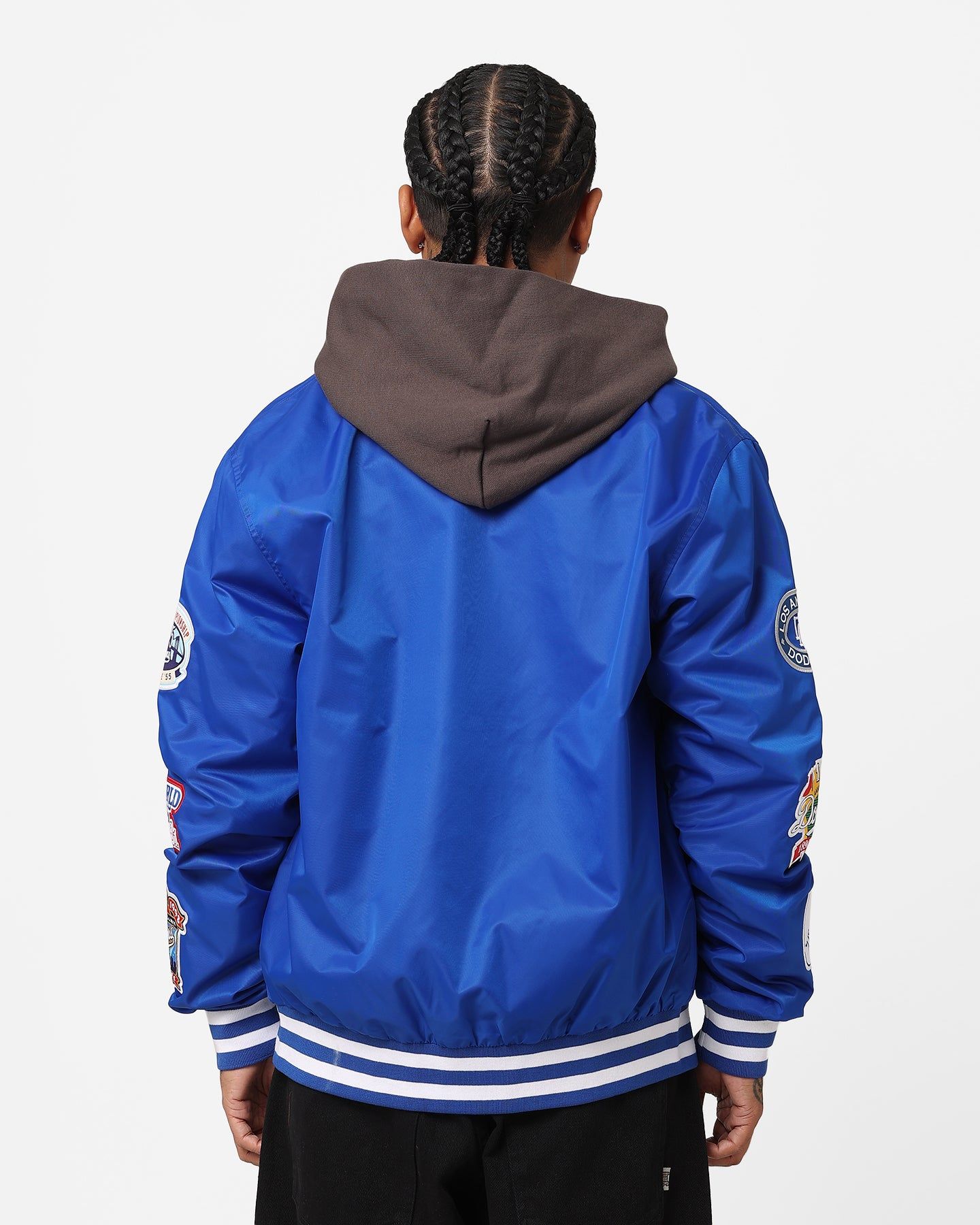 New Era Los Angeles Dodgers Nylon Varsity Jacket Bright Royal sold by Culture Kings product image thumbnail 4