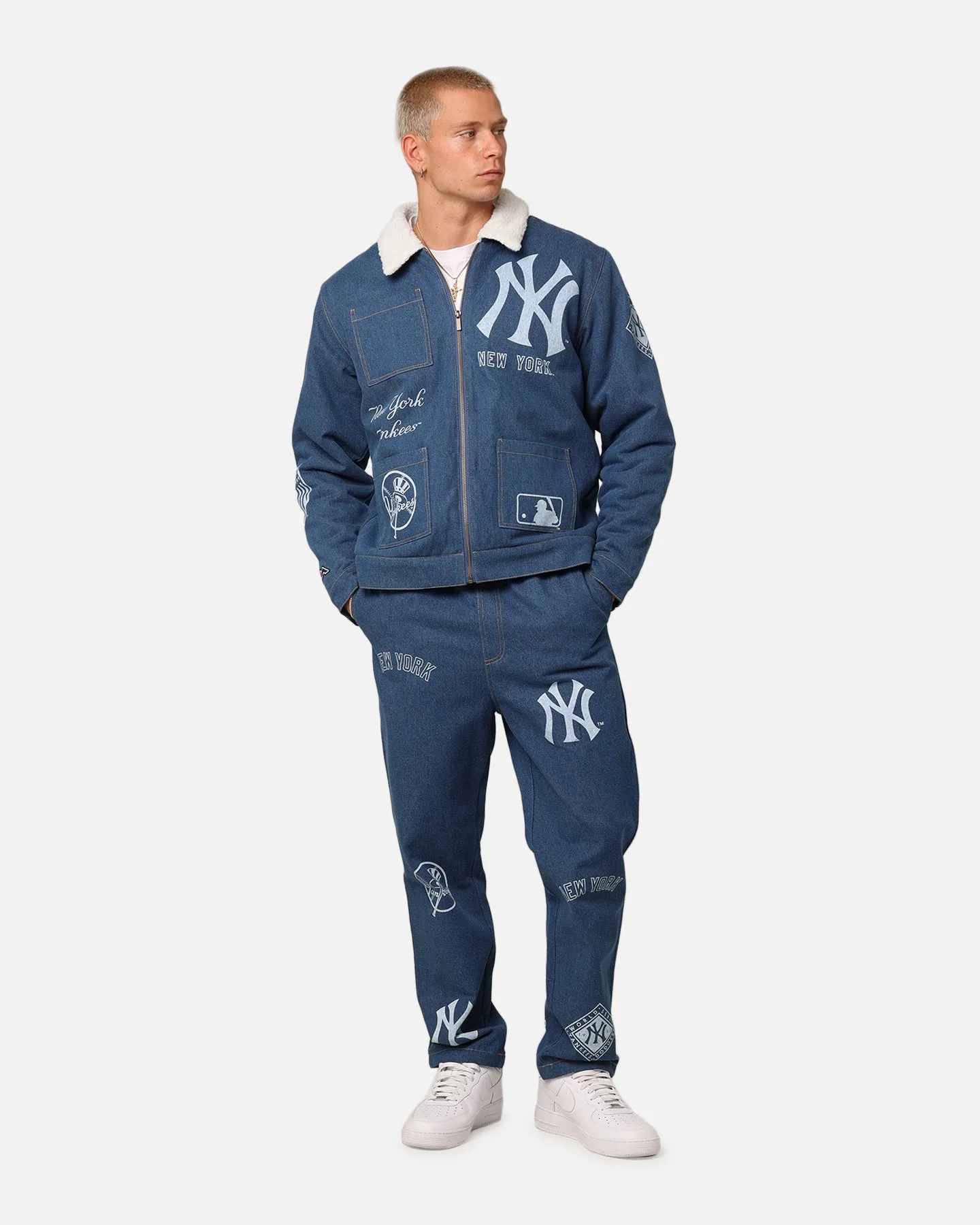 ウェア Majestic Yankees Authentic Collection VINTAGE MAJESTIC AUTHENTIC COLLECTION NEW YORK YANKEES SATIN