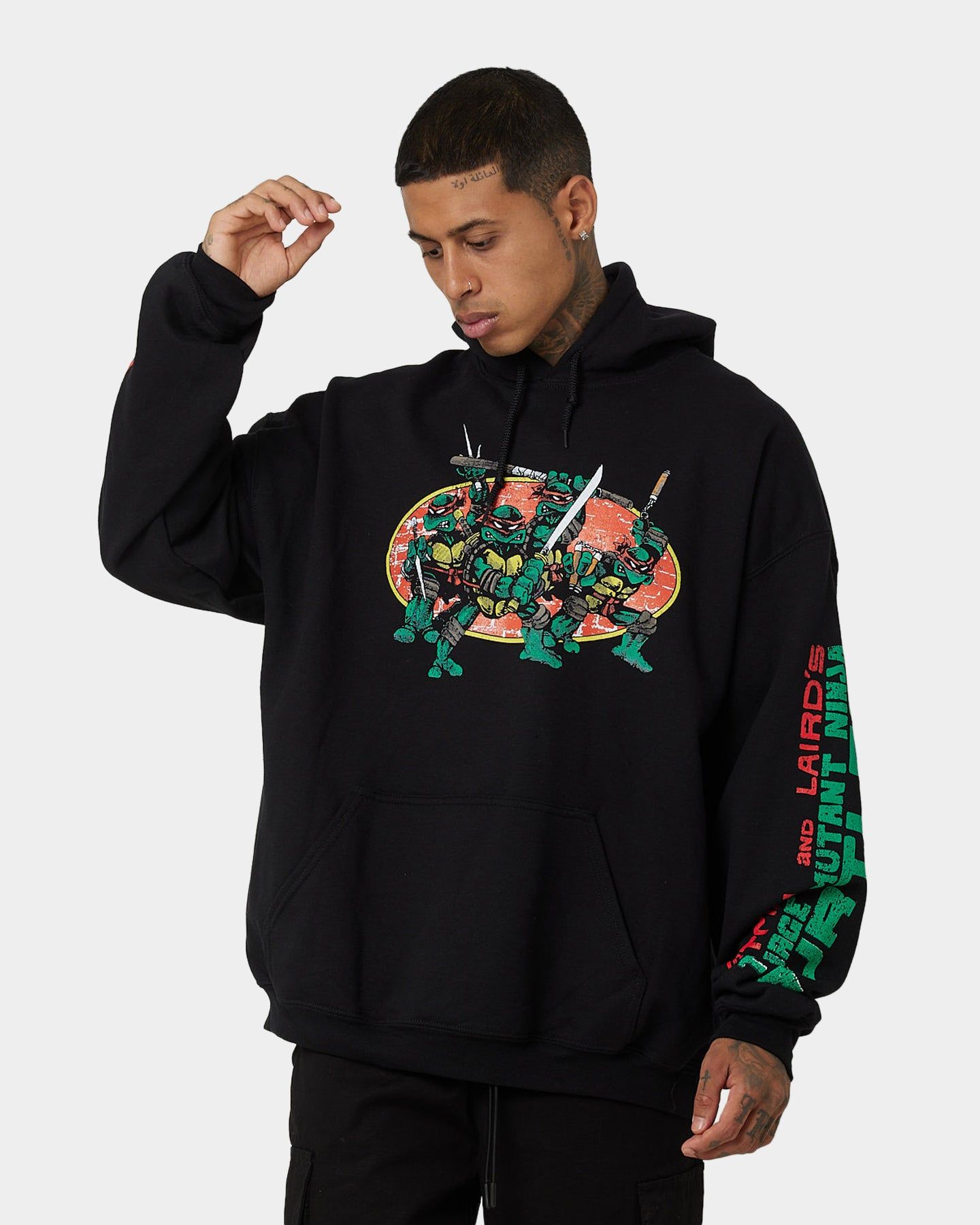 American Thrift X Teenage Mutant Ninja Turtles OG Ninja Turtle Hoodie Black sold by Culture Kings product image thumbnail 7