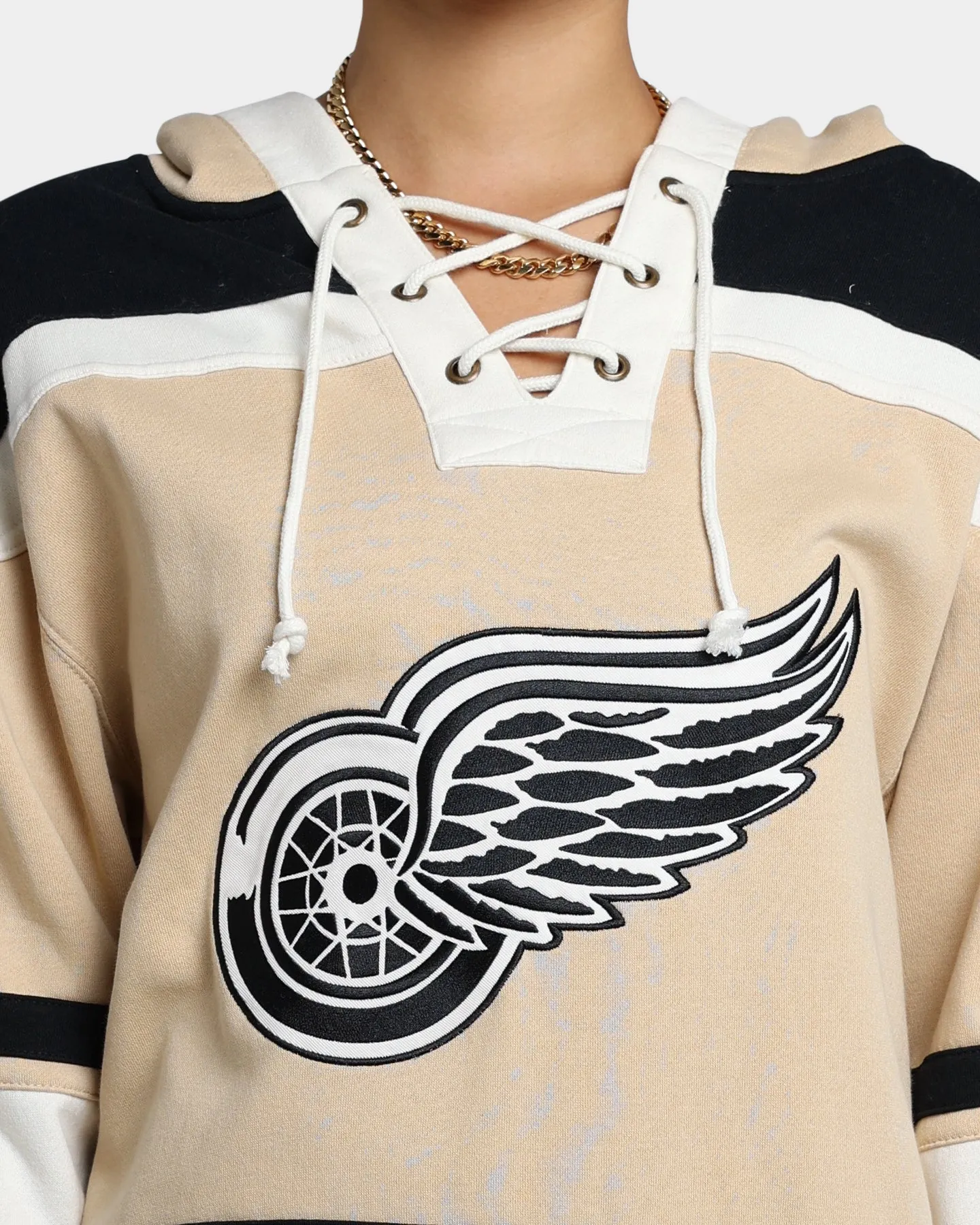 47 Brand Detroit Pistons Superior Lacer Hoodie Khaki sold by Culture Kings product image thumbnail 3