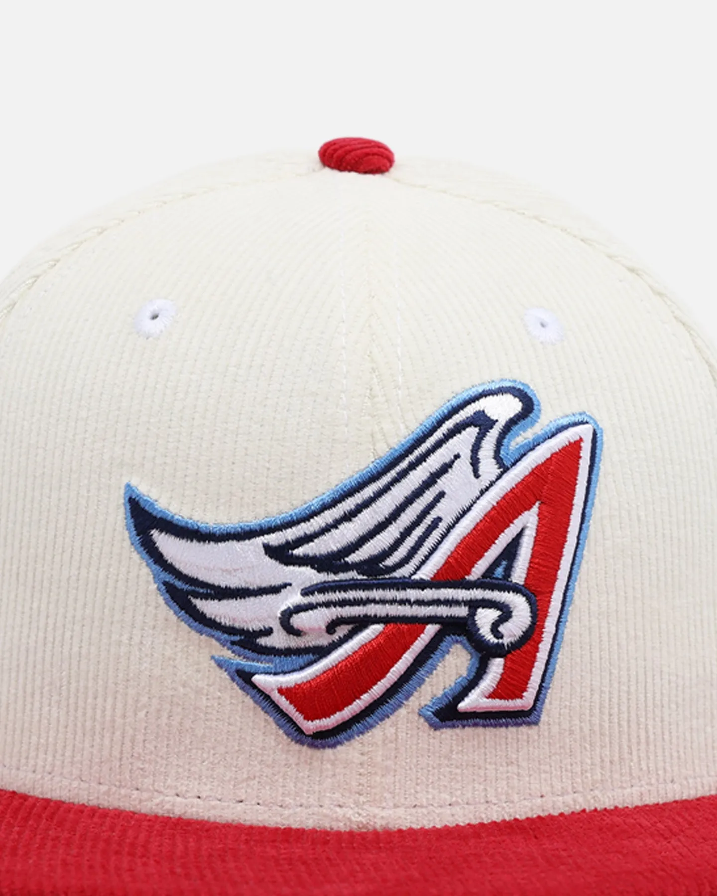 New Era Anaheim Angels '2-Tone Corduroy' 59FIFTY Fitted Chrome/Red sold by Culture Kings product image thumbnail 5