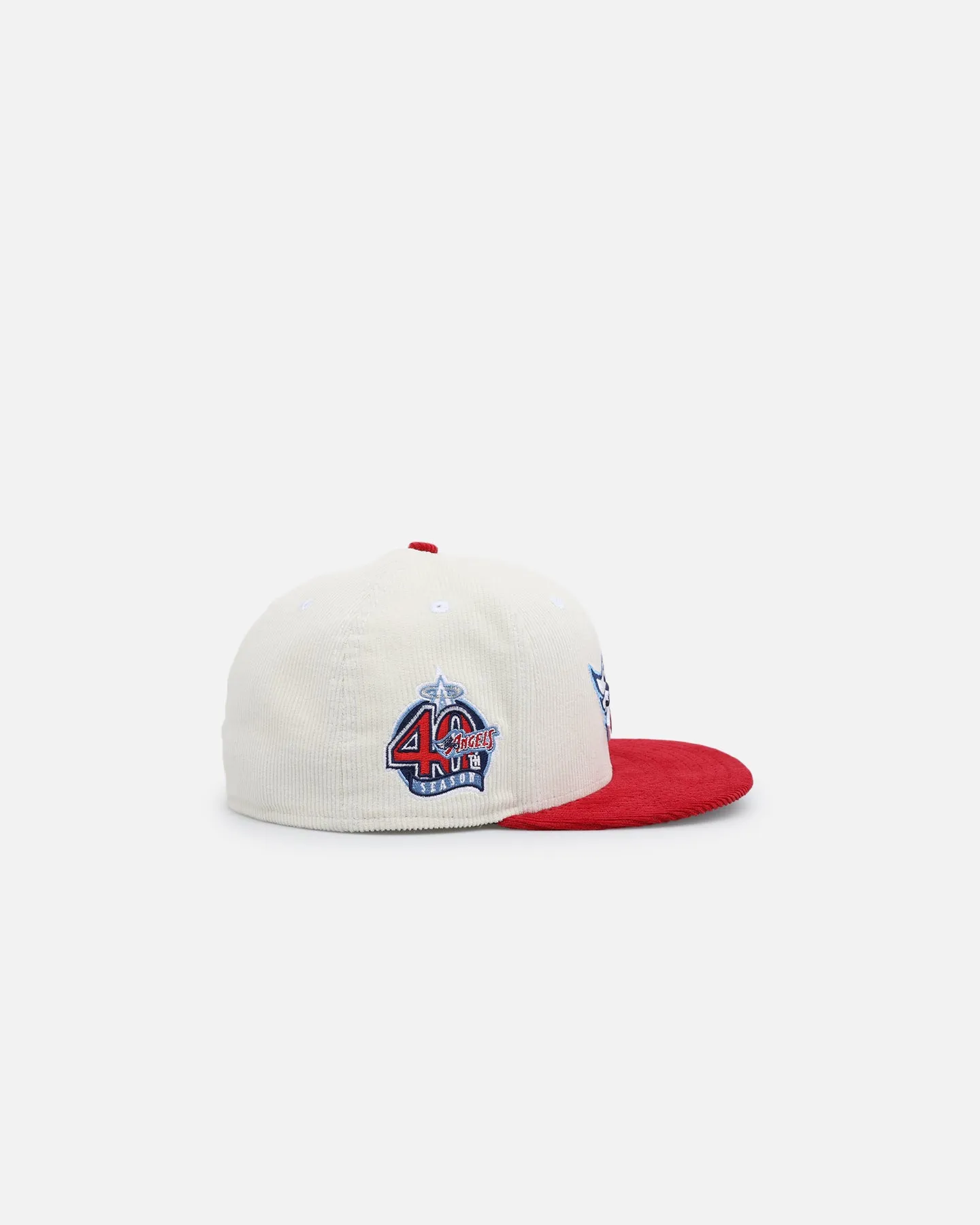 New Era Anaheim Angels '2-Tone Corduroy' 59FIFTY Fitted Chrome/Red sold by Culture Kings product image thumbnail 3