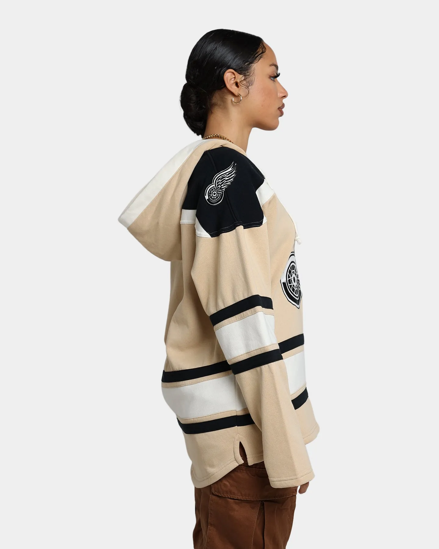 47 Brand Detroit Pistons Superior Lacer Hoodie Khaki sold by Culture Kings product image thumbnail 5