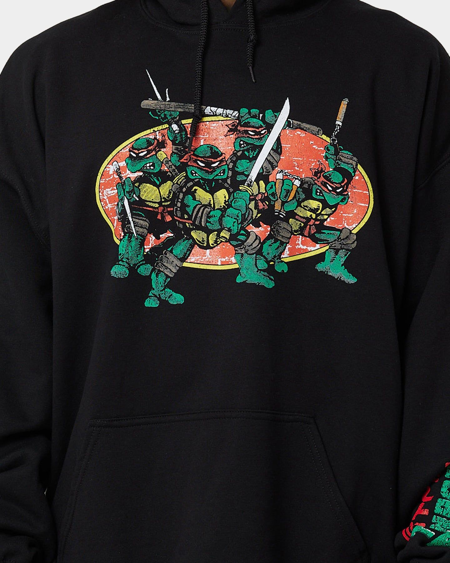 American Thrift X Teenage Mutant Ninja Turtles OG Ninja Turtle Hoodie Black sold by Culture Kings product image thumbnail 4