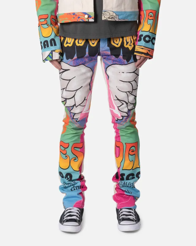 MNML B378 Flare Denim Jeans Multi sold by Culture Kings