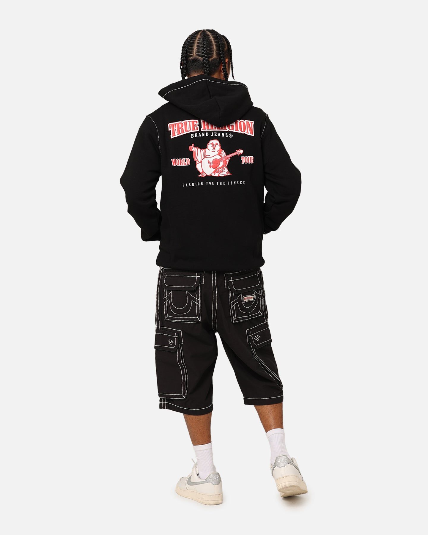 True Religion Heritage Buddha Big T Hoodie Black sold by Culture Kings product image thumbnail 3