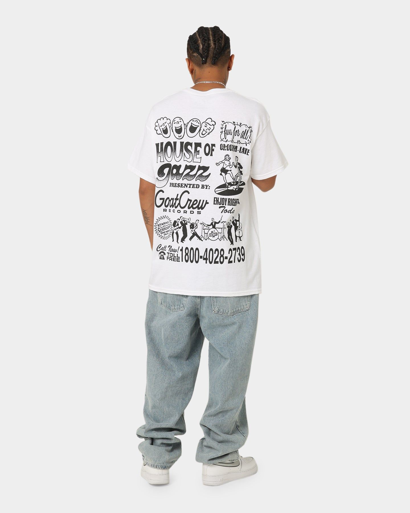 Goat Crew House Of Jazz T-Shirt White sold by Culture Kings product image thumbnail 3