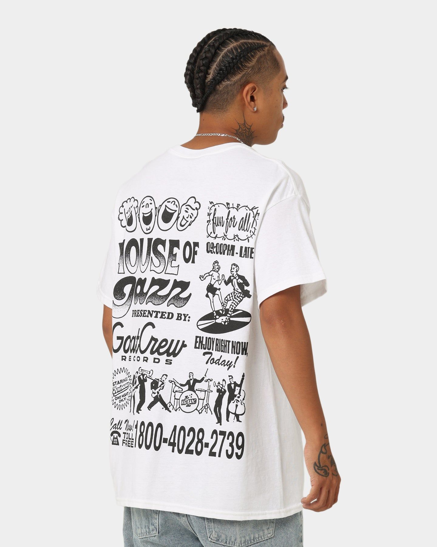 Goat Crew House Of Jazz T-Shirt White sold by Culture Kings