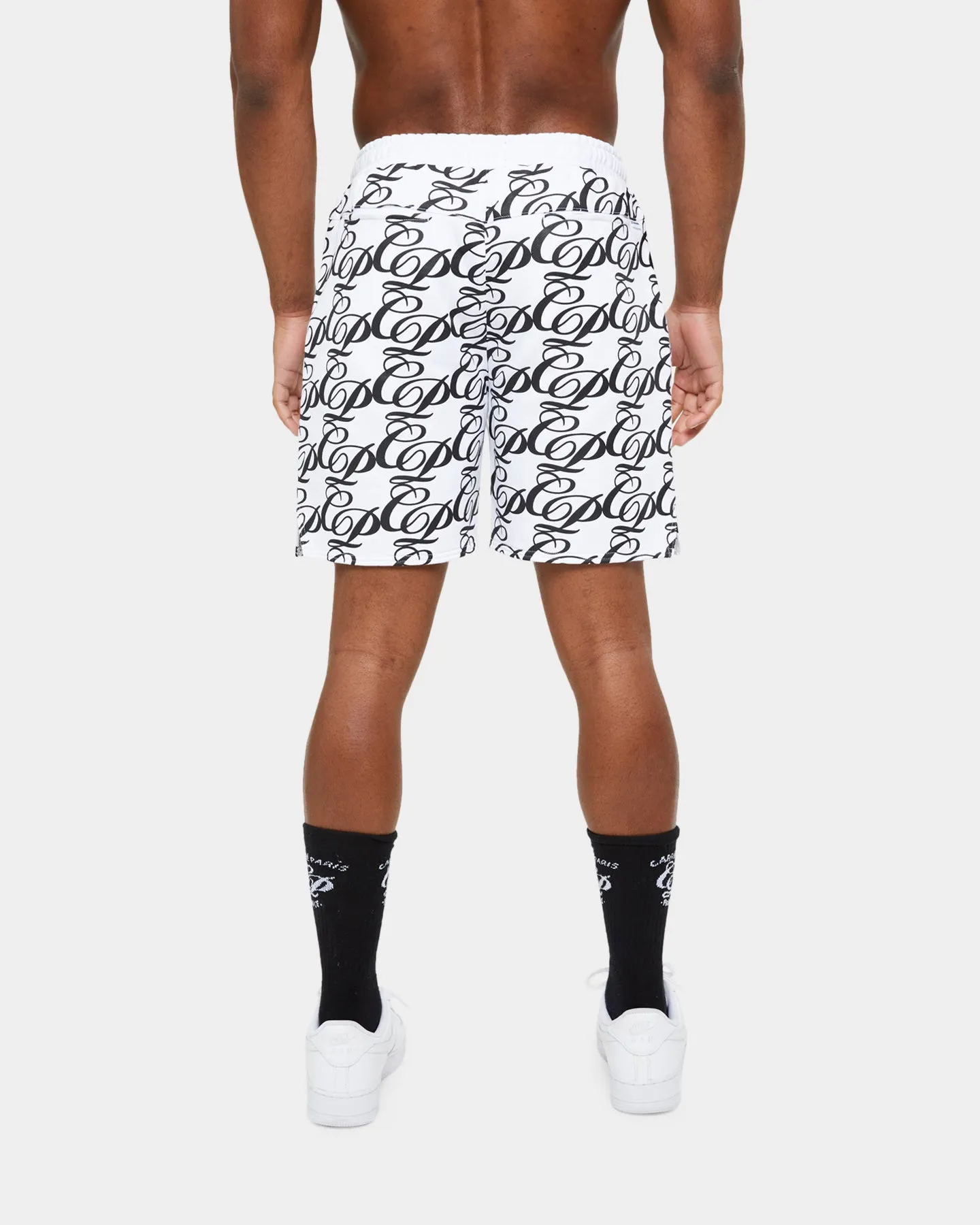 Carre Laluxe Sweat Shorts White/Black sold by Culture Kings product image thumbnail 5