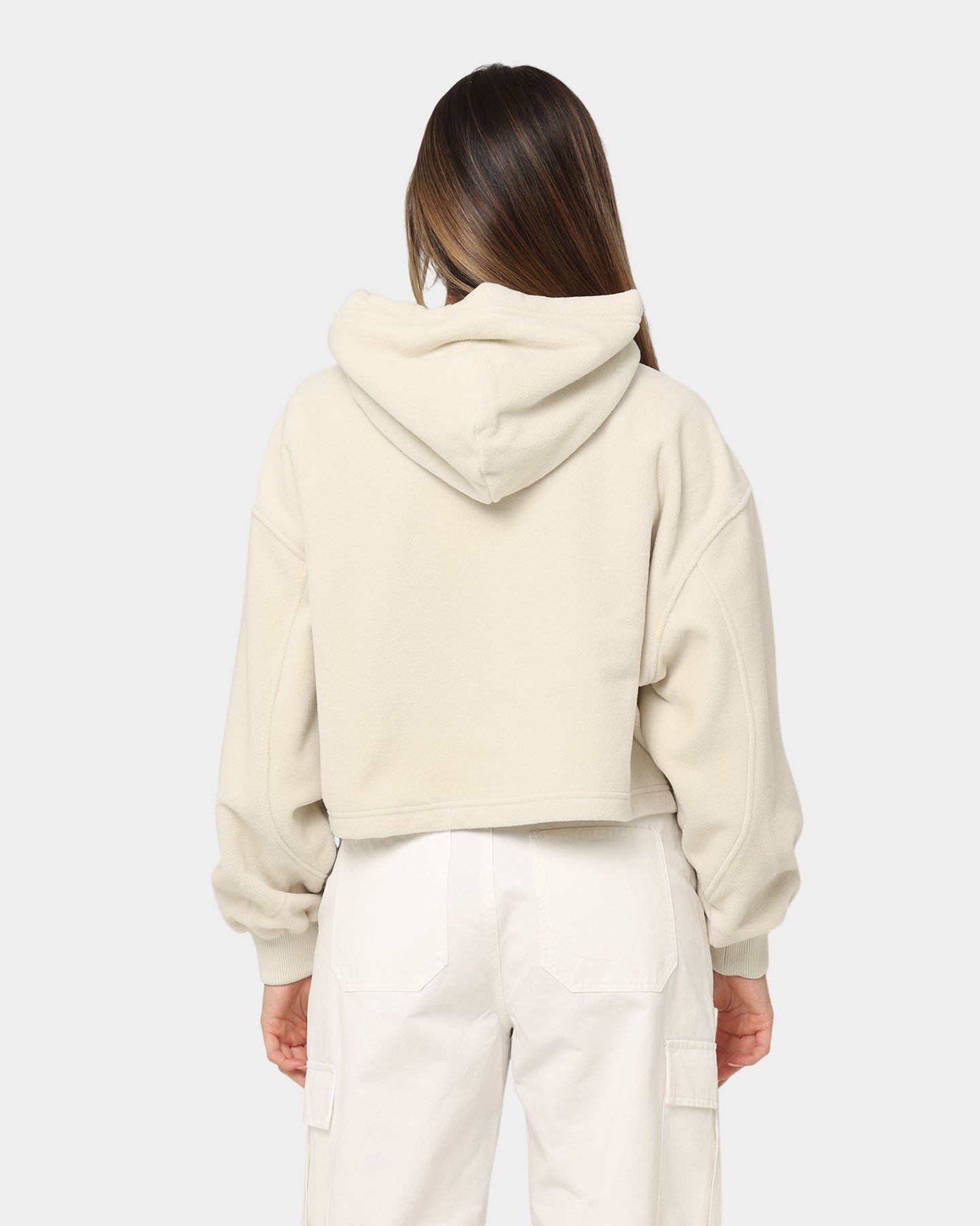 Calvin Klein Women's Polar Fleece Hoodie Eggshell sold by Culture Kings product image thumbnail 4