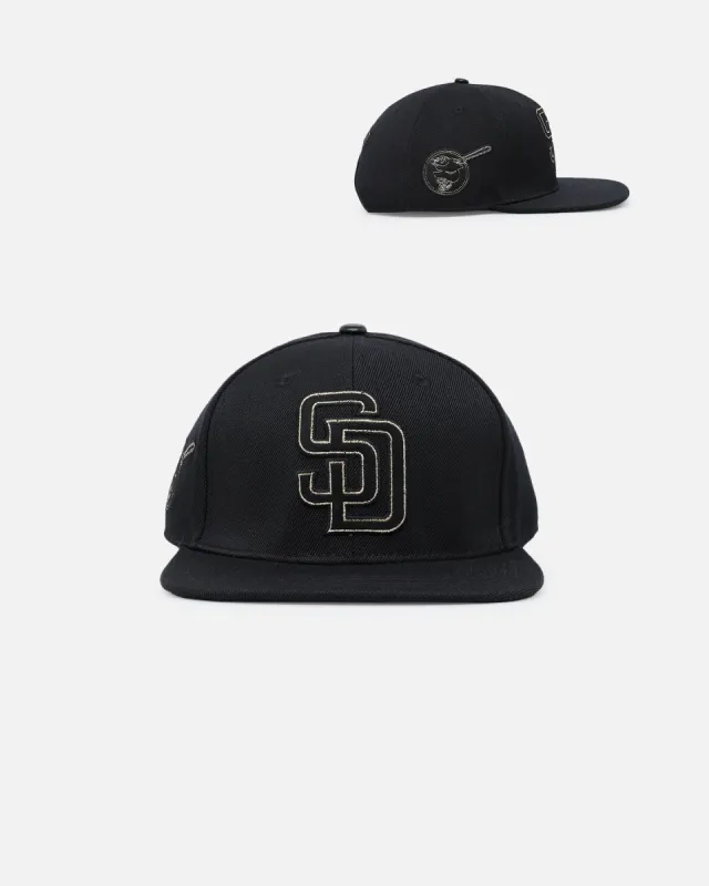 Pro Standard San Diego Padres 'Black & Gold' Snapback Black/Gold sold by Culture Kings