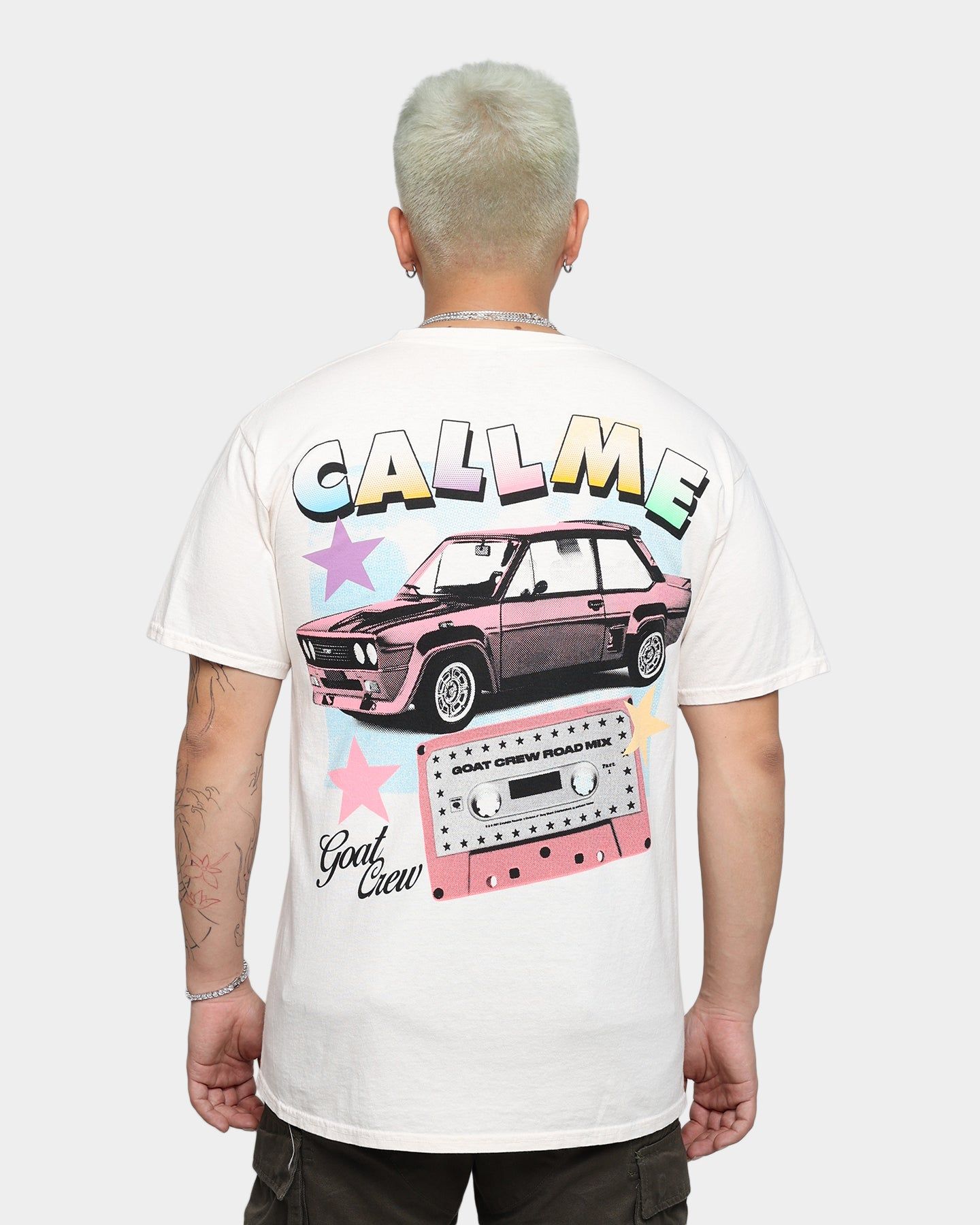 Goat Crew Call Me Vintage T-Shirt Off White sold by Culture Kings product image thumbnail 5
