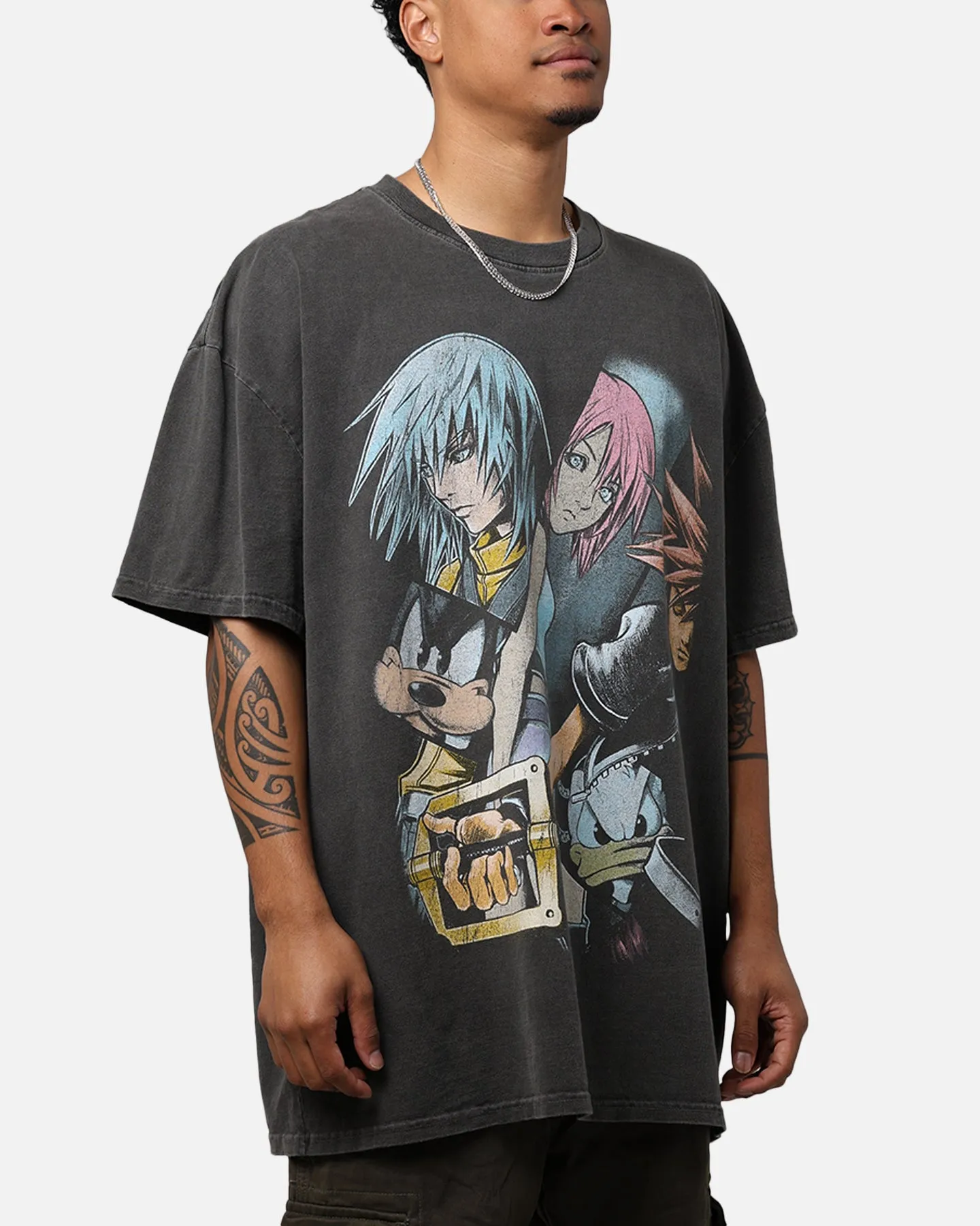 Vintage Goat Crew X Kingdom Hearts Poster T-Shirt Black Wash sold by Culture Kings product image thumbnail 4