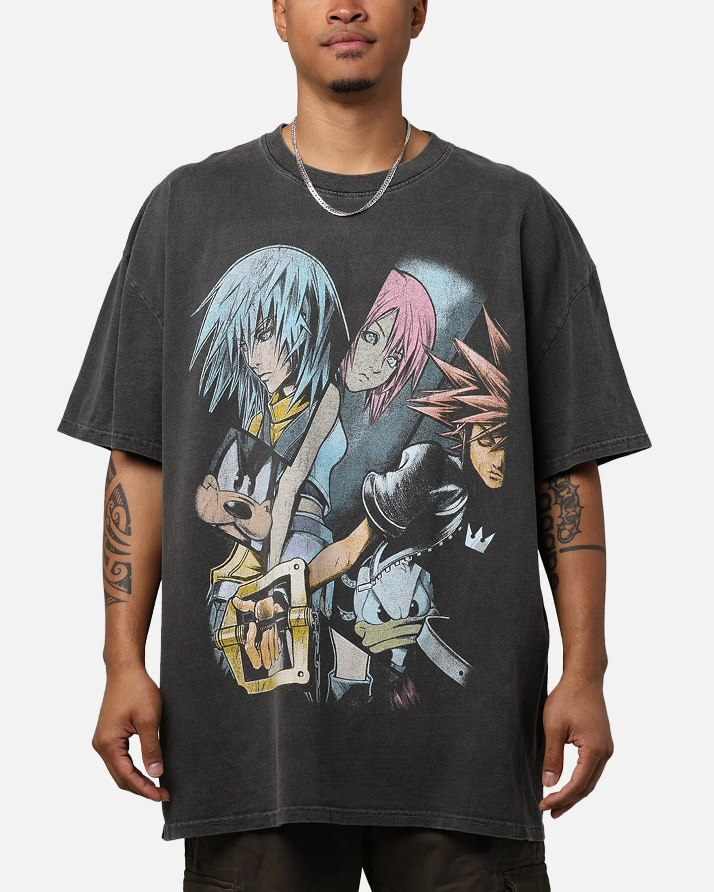 Vintage Goat Crew X Kingdom Hearts Poster T-Shirt Black Wash sold by Culture Kings product image thumbnail 2