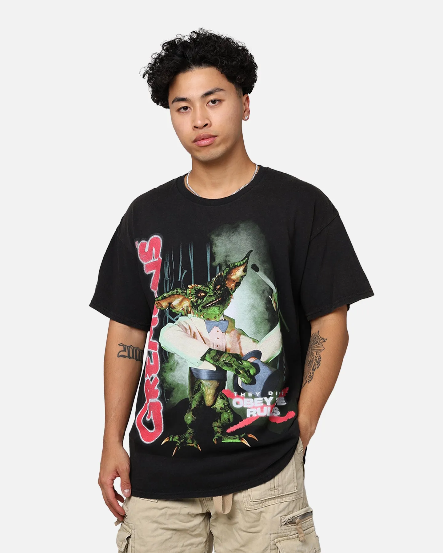 Goat Crew X Gremlins We're Back T-Shirt Black Wash sold by Culture Kings