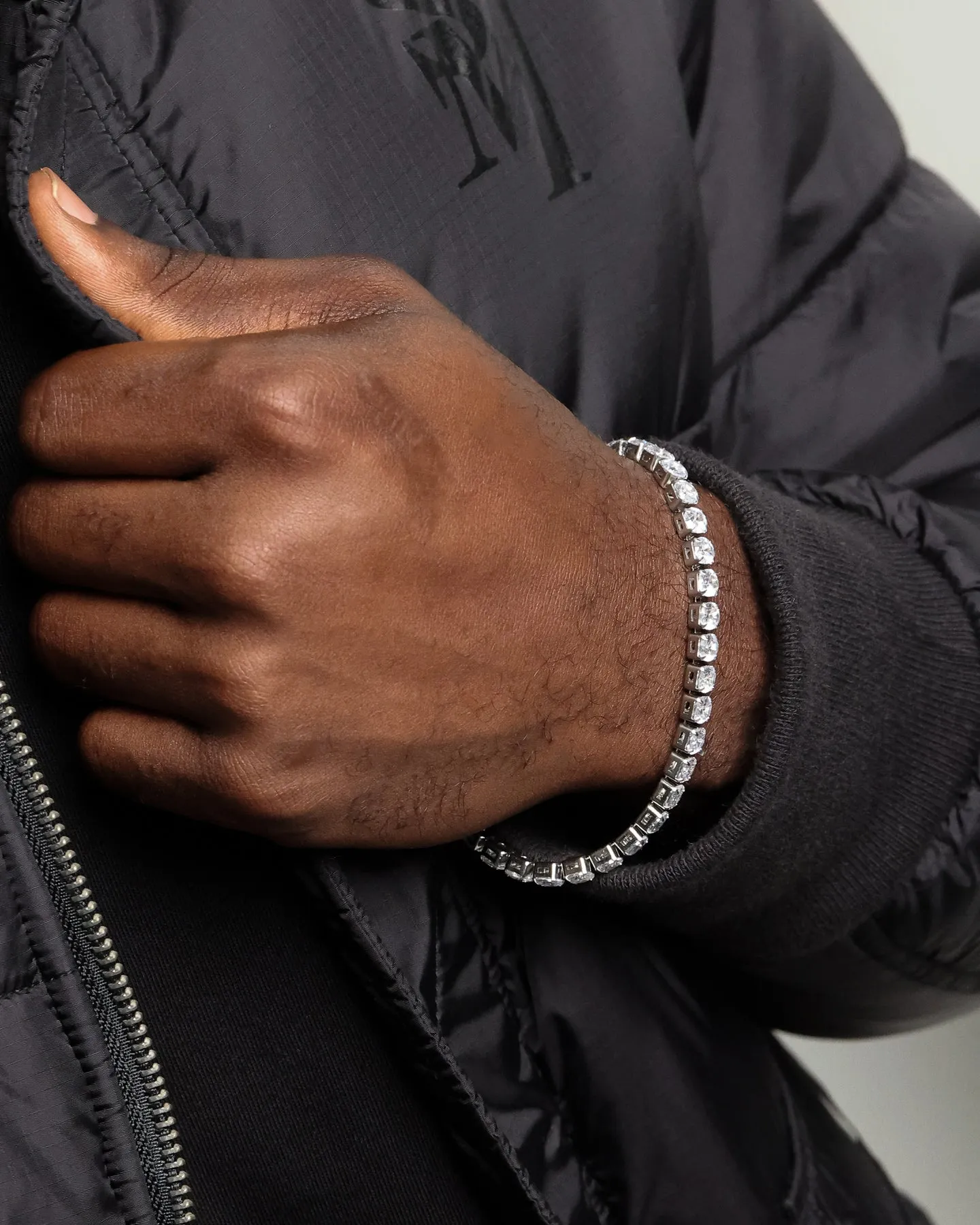 Saint Morta Round Cut Tennis Bracelet Iced White Gold sold by Culture Kings product image thumbnail 3