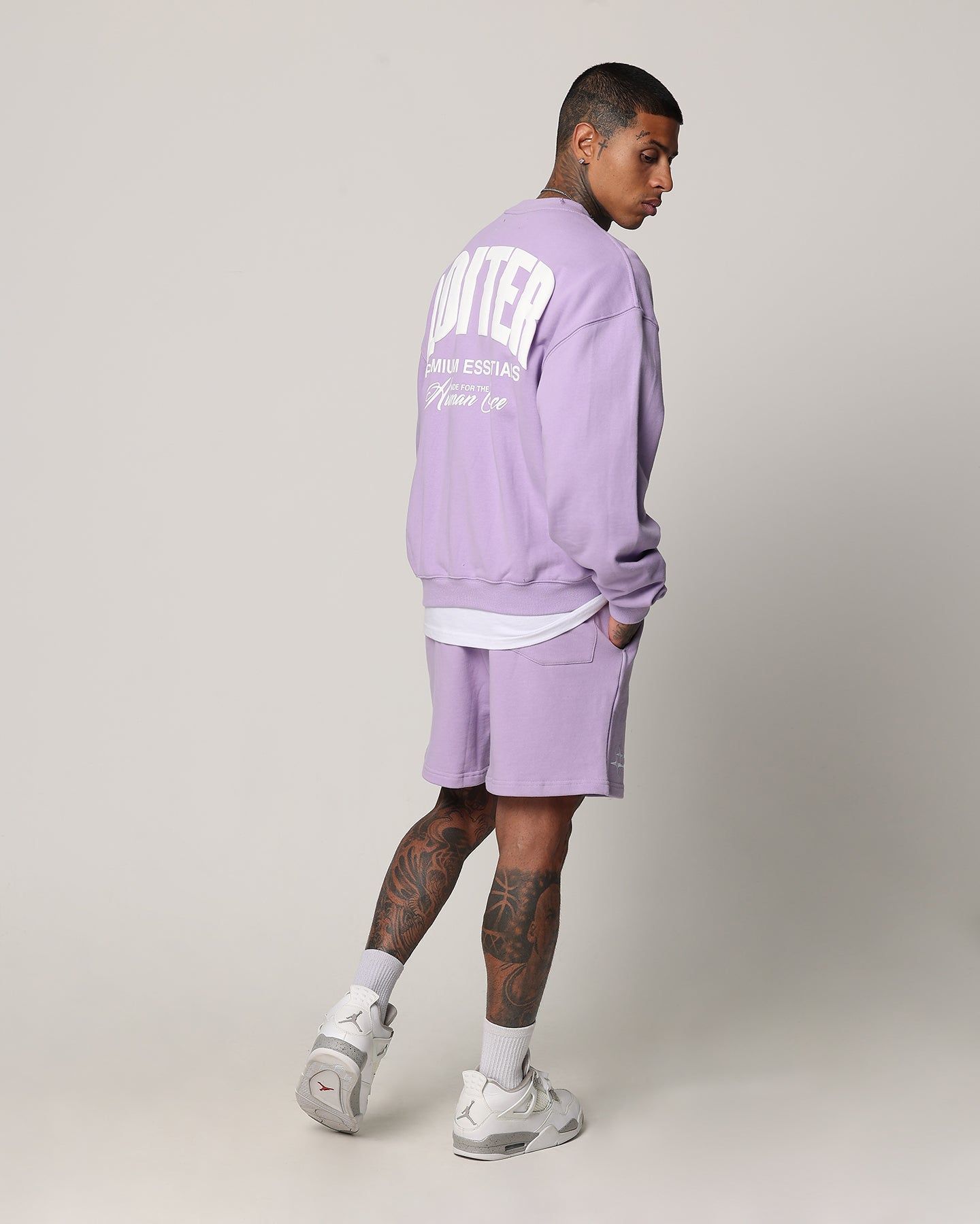 Loiter Essential Spire Crewneck Lilac sold by Culture Kings product image thumbnail 3