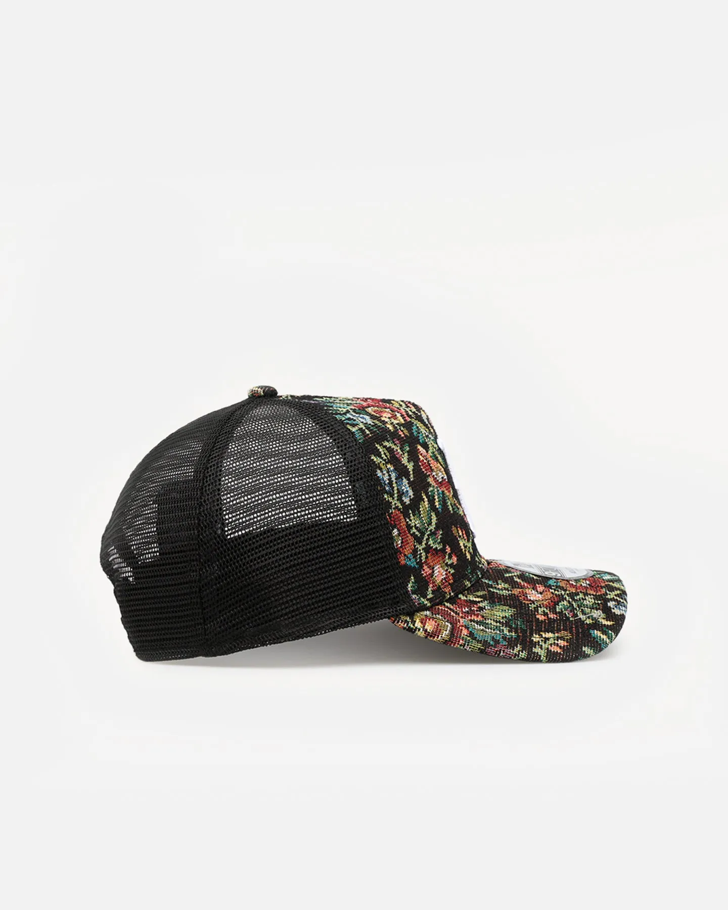 New Era Boston Red Sox 'Black Floral Tapestry' 9FORTY A-Frame Trucker Snapback Tapestry sold by Culture Kings product image thumbnail 4