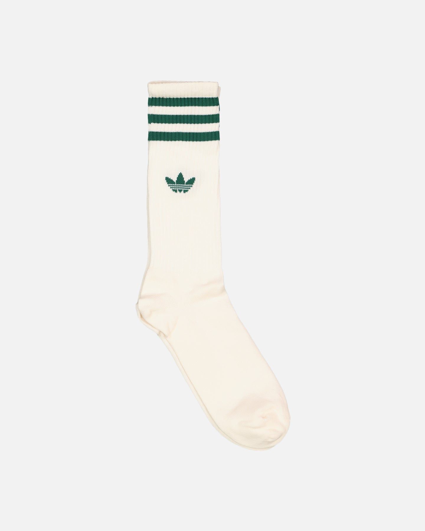 Adidas Solid Crew Socks 3 Pack White/Shadow Brown/Wonder White sold by Culture Kings product image thumbnail 3