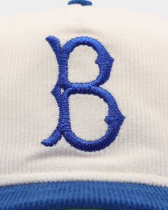 New Era Brooklyn Dodgers 'Throwback Corduroy' Golfer Snapback Blue sold by Culture Kings
