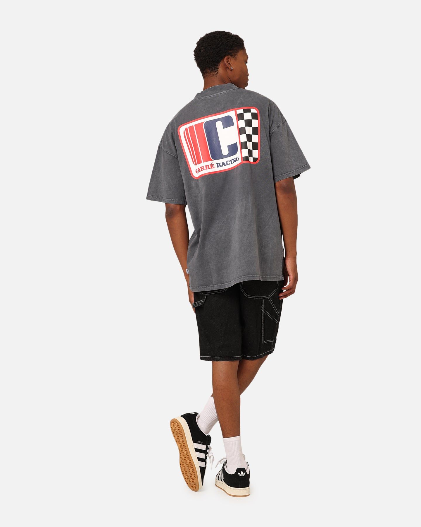 Carre Course Oversized T-Shirt Vintage Grey sold by Culture Kings product image thumbnail 3