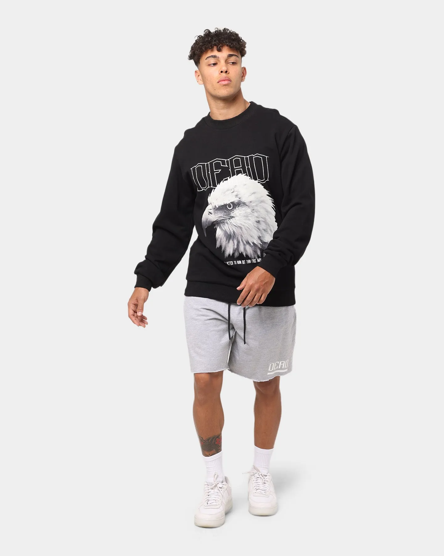 Dead Studios Rise Above Sweater Washed Black sold by Culture Kings product image thumbnail 2