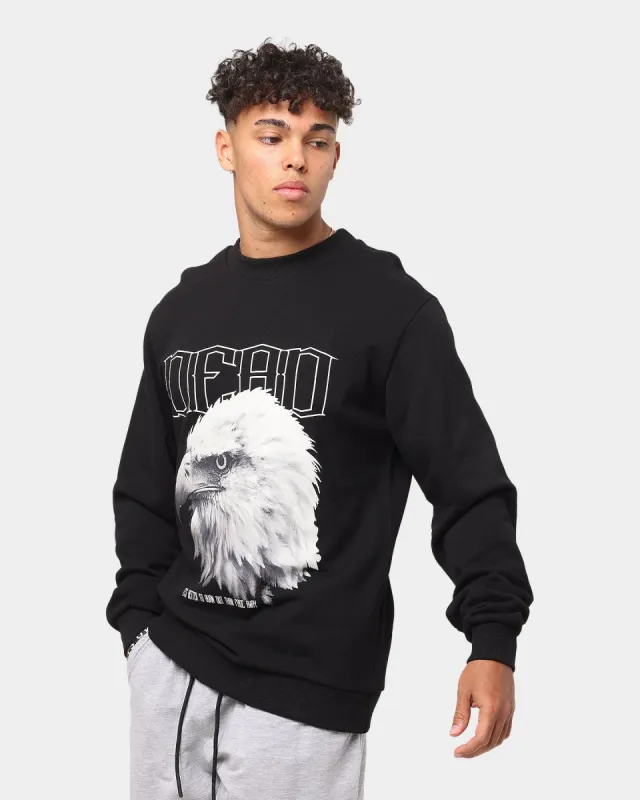 Dead Studios Rise Above Sweater Washed Black sold by Culture Kings