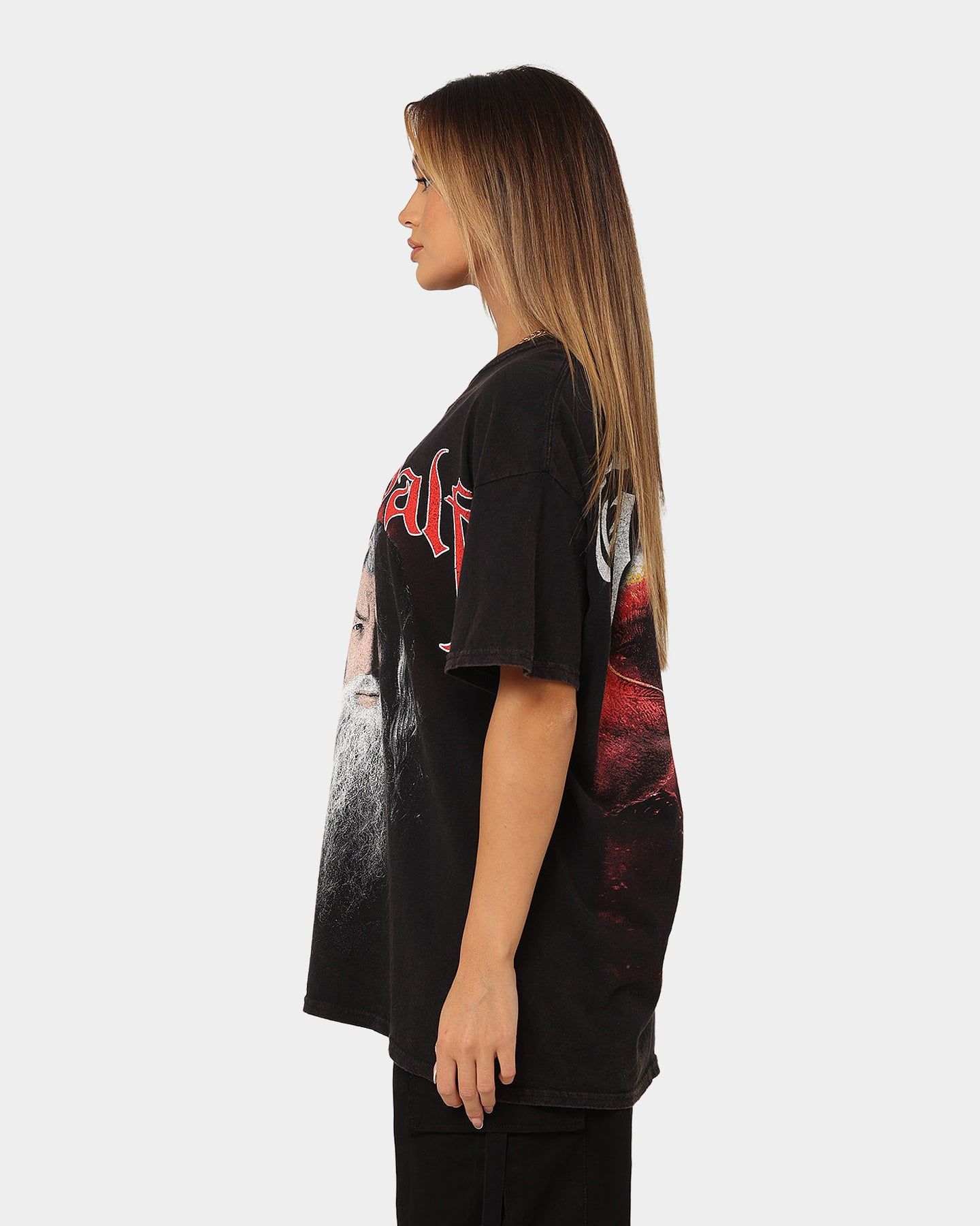 American Thrift X The Lord Of The Rings Gandalf Vintage T-Shirt Black Wash sold by Culture Kings product image thumbnail 7