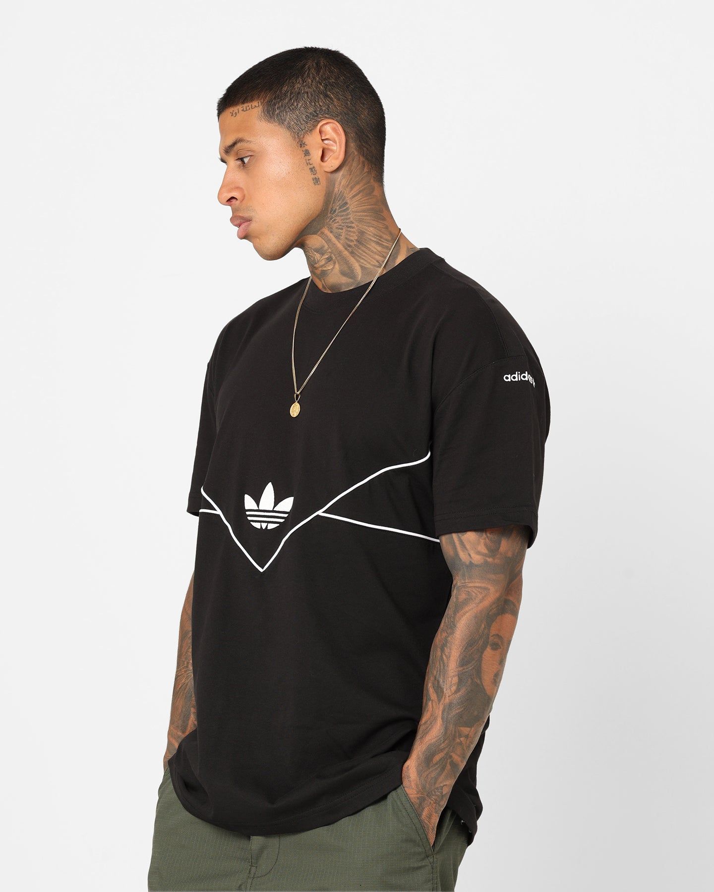 Adidas C T-Shirt Black sold by Culture Kings product image thumbnail 6