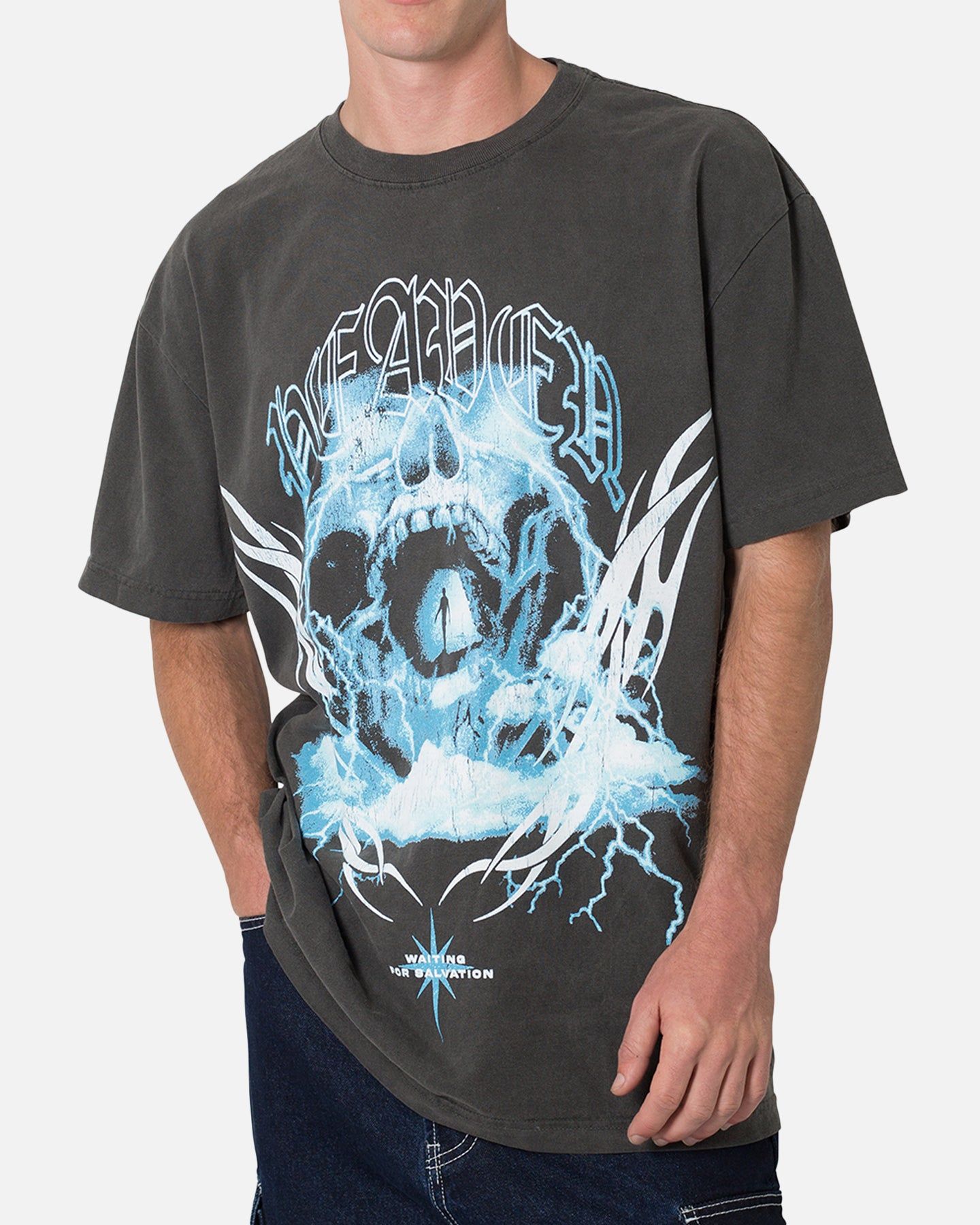 MNML Another Heaven T-Shirt Washed Black sold by Culture Kings product image thumbnail 5