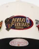 Mitchell & Ness NBA Finals Seattle Supersonics and Chicago Bulls Pro Crown Snapback White Cream/Black sold by Culture Kings