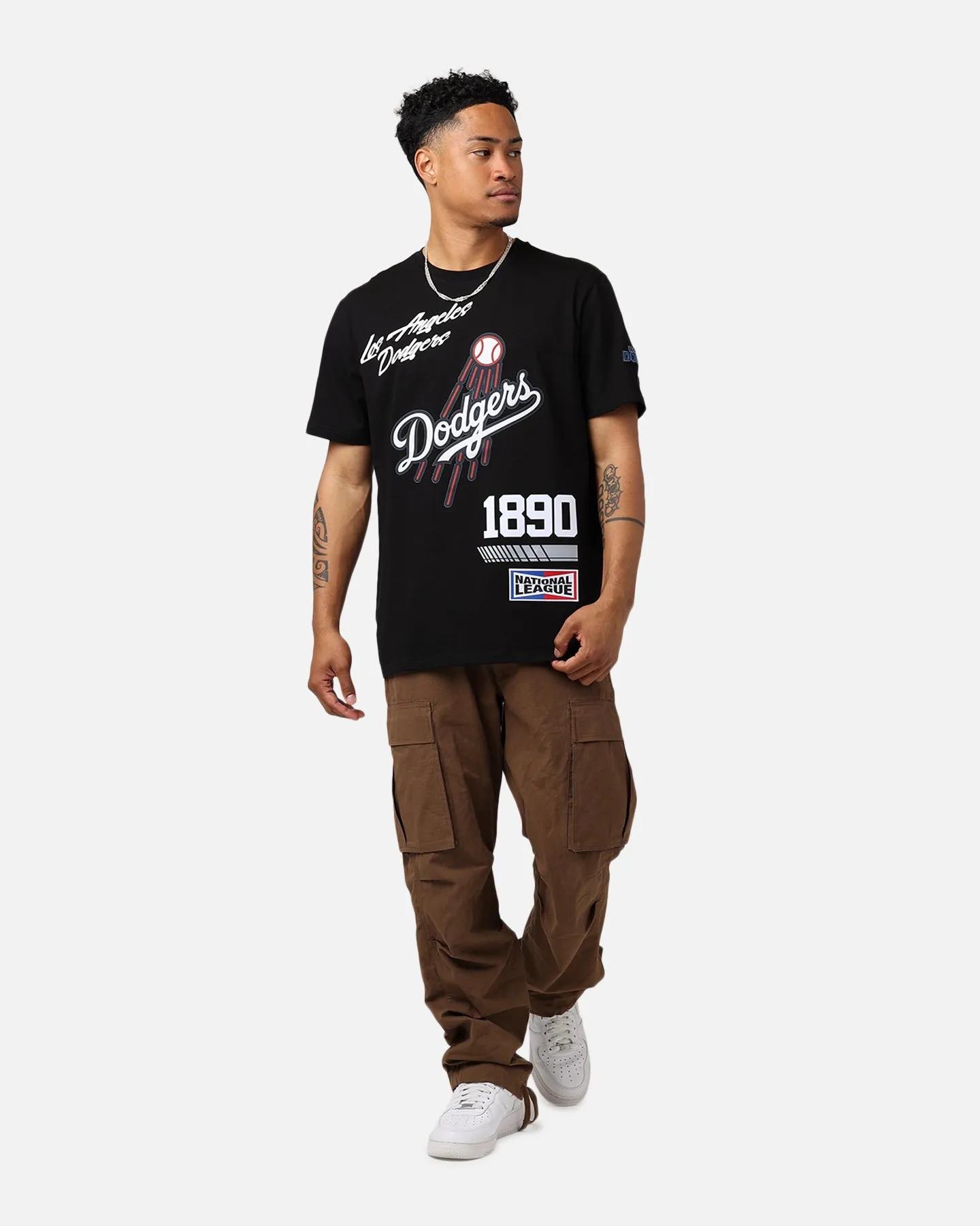 Pro Standard Los Angeles Dodgers Fast Lane SJ T-Shirt Black sold by Culture Kings product image thumbnail 3
