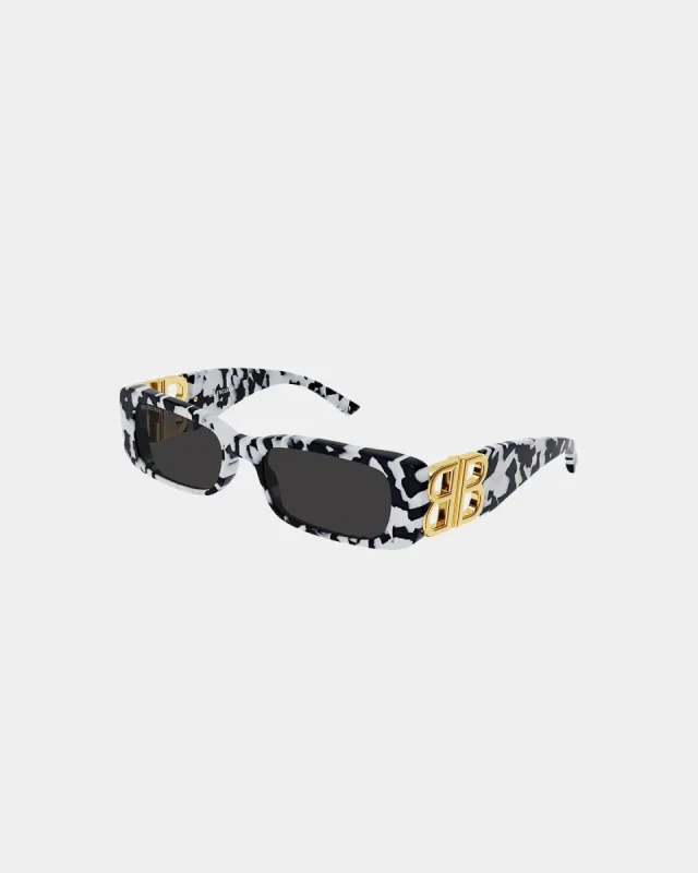 Balenciaga Dynasty Sunglasses Black/White sold by Culture Kings