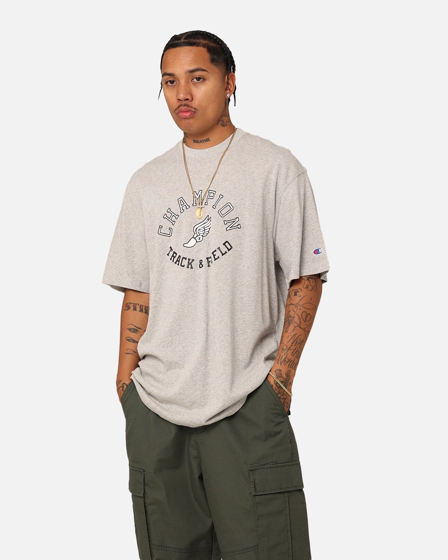 Champion Wing Graphic T-Shirt Black sold by Culture Kings