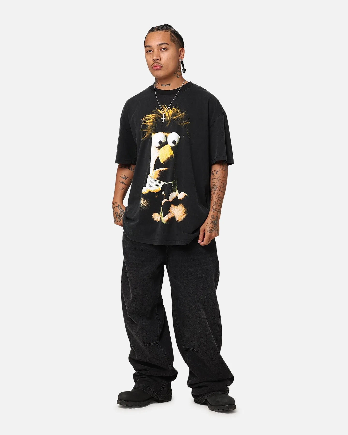 American Thrift Disney The Muppets Beaker Heavy T-Shirt Vintage Black sold by Culture Kings product image thumbnail 3