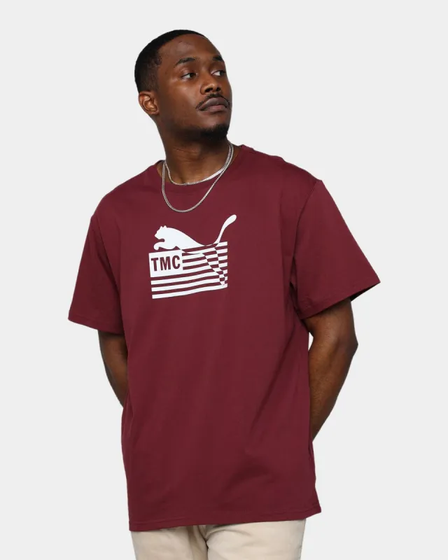 Puma X TMC Every Day Hussle T-Shirt Burgundy sold by Culture Kings
