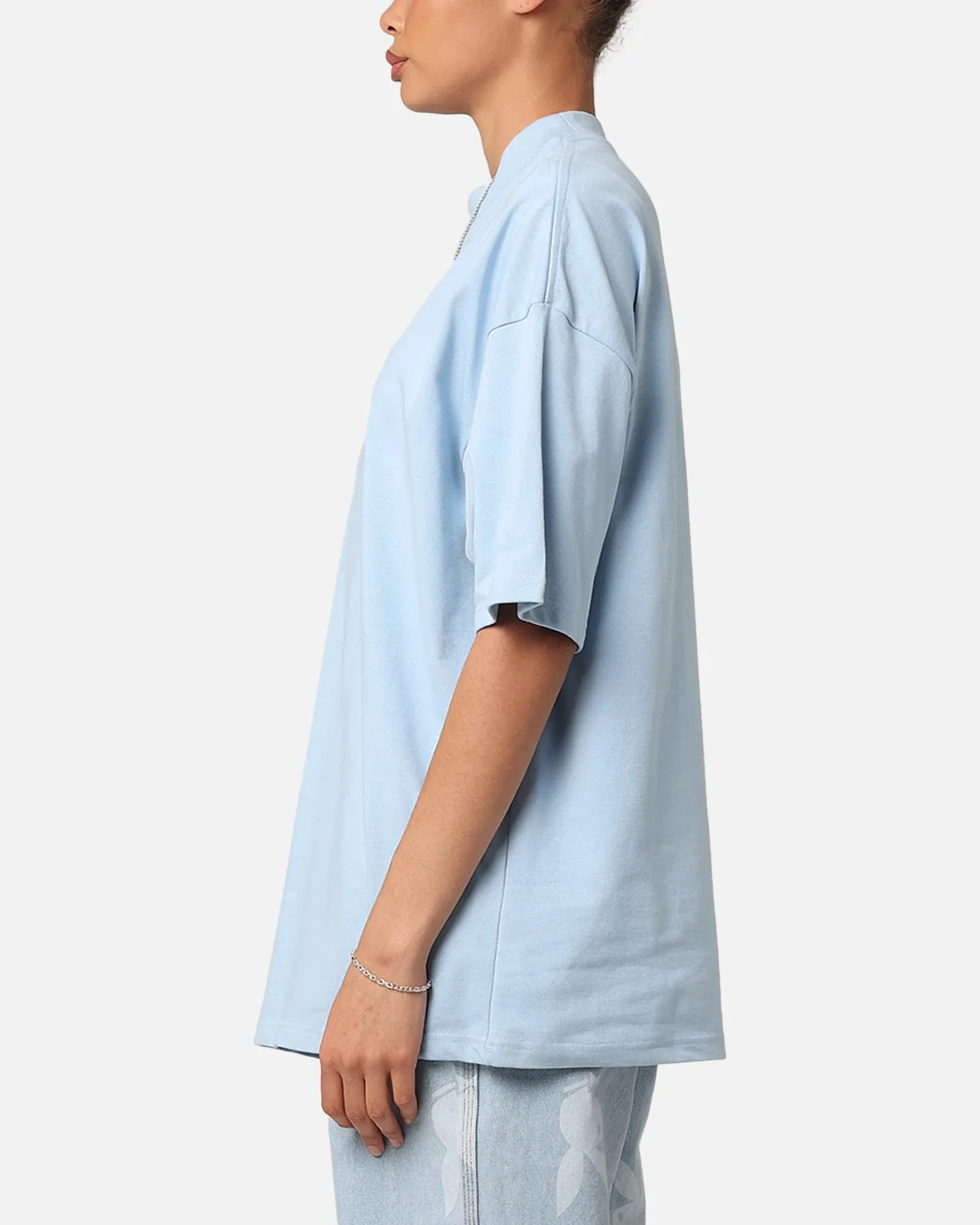 Culture Kings Oversized Blank T-Shirt Light Blue sold by Culture Kings product image thumbnail 4