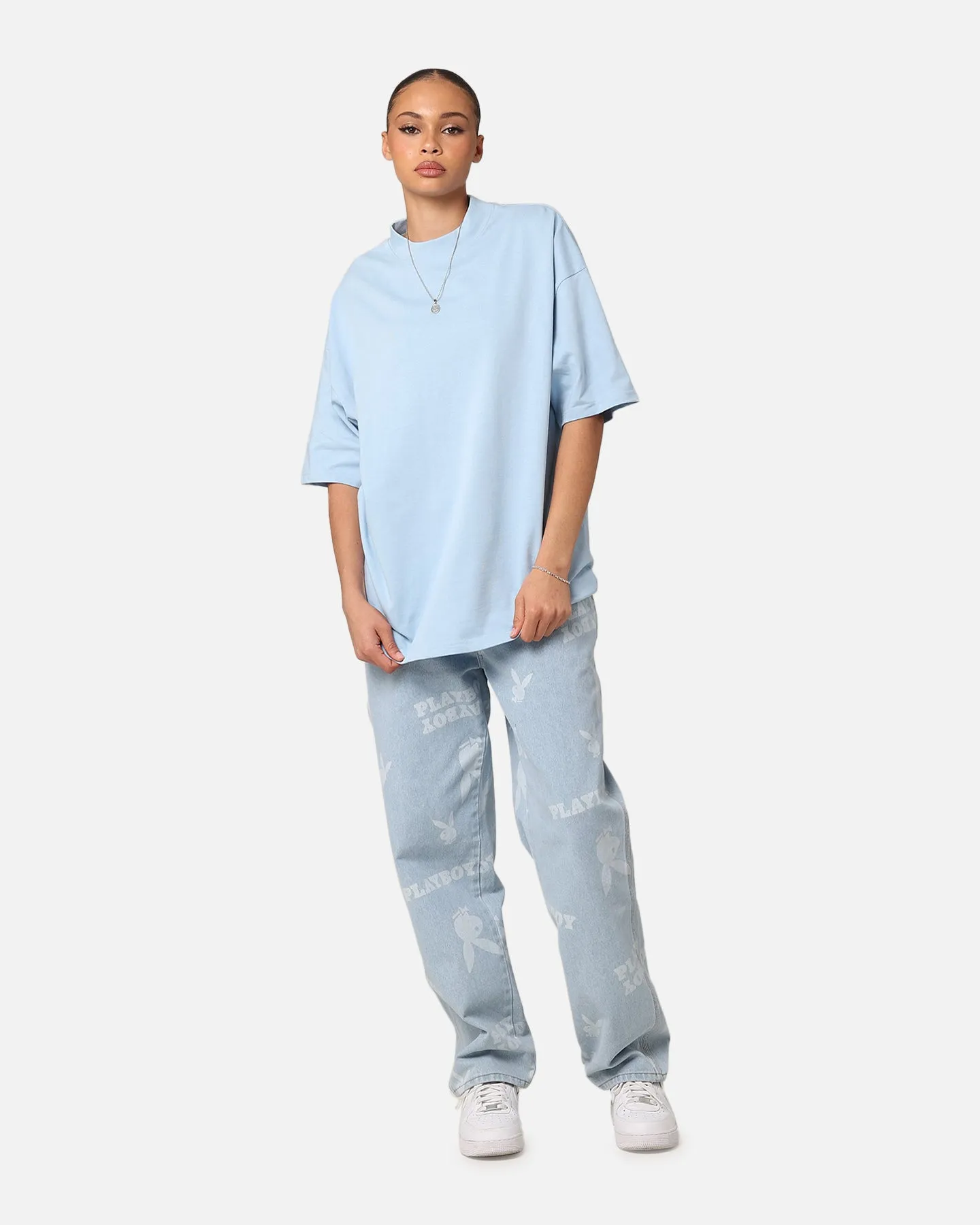 Culture Kings Oversized Blank T-Shirt Light Blue sold by Culture Kings product image thumbnail 2