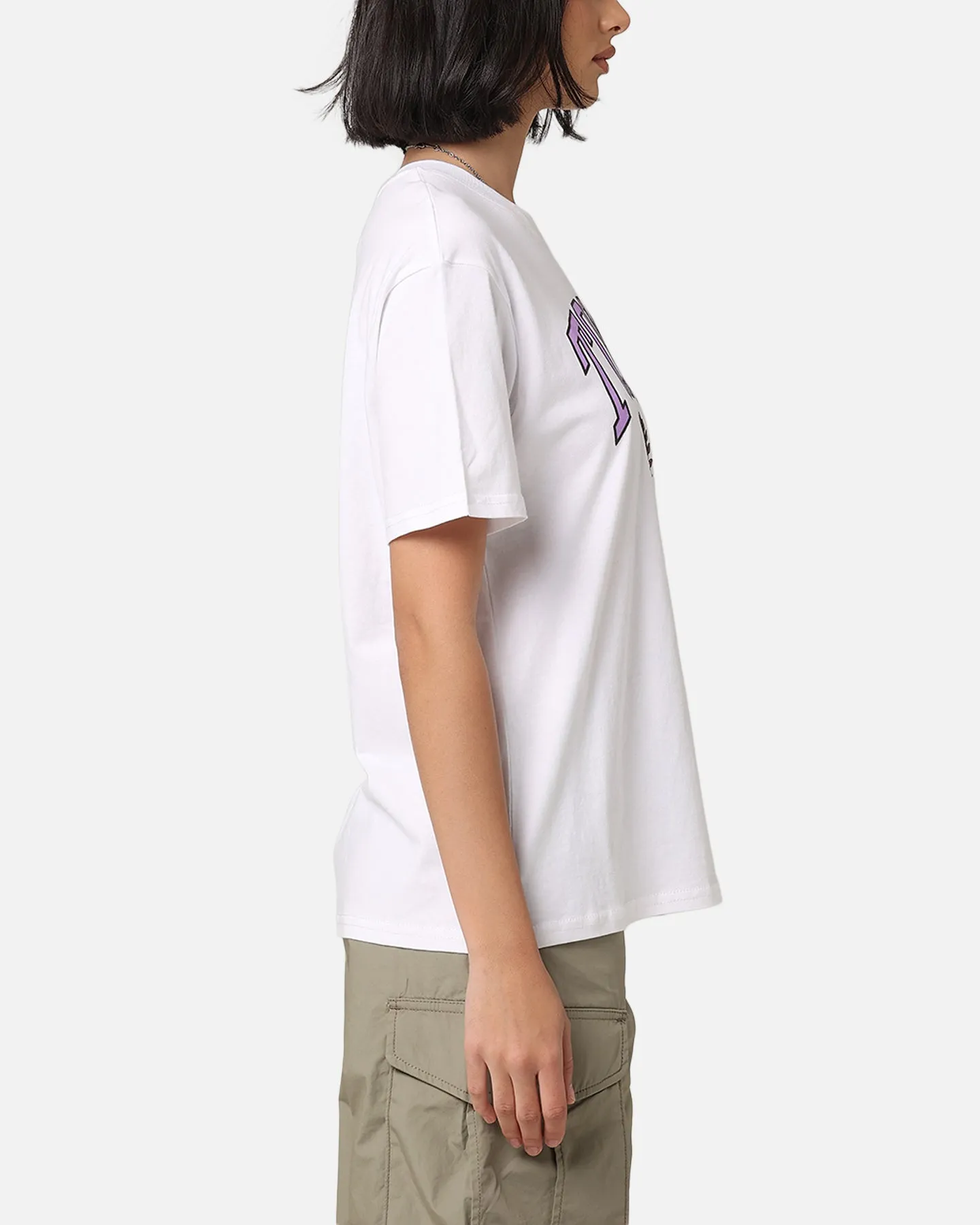 Tommy Jeans Women's TJW Relaxed Varsity Sport T-Shirt White sold by Culture Kings product image thumbnail 4