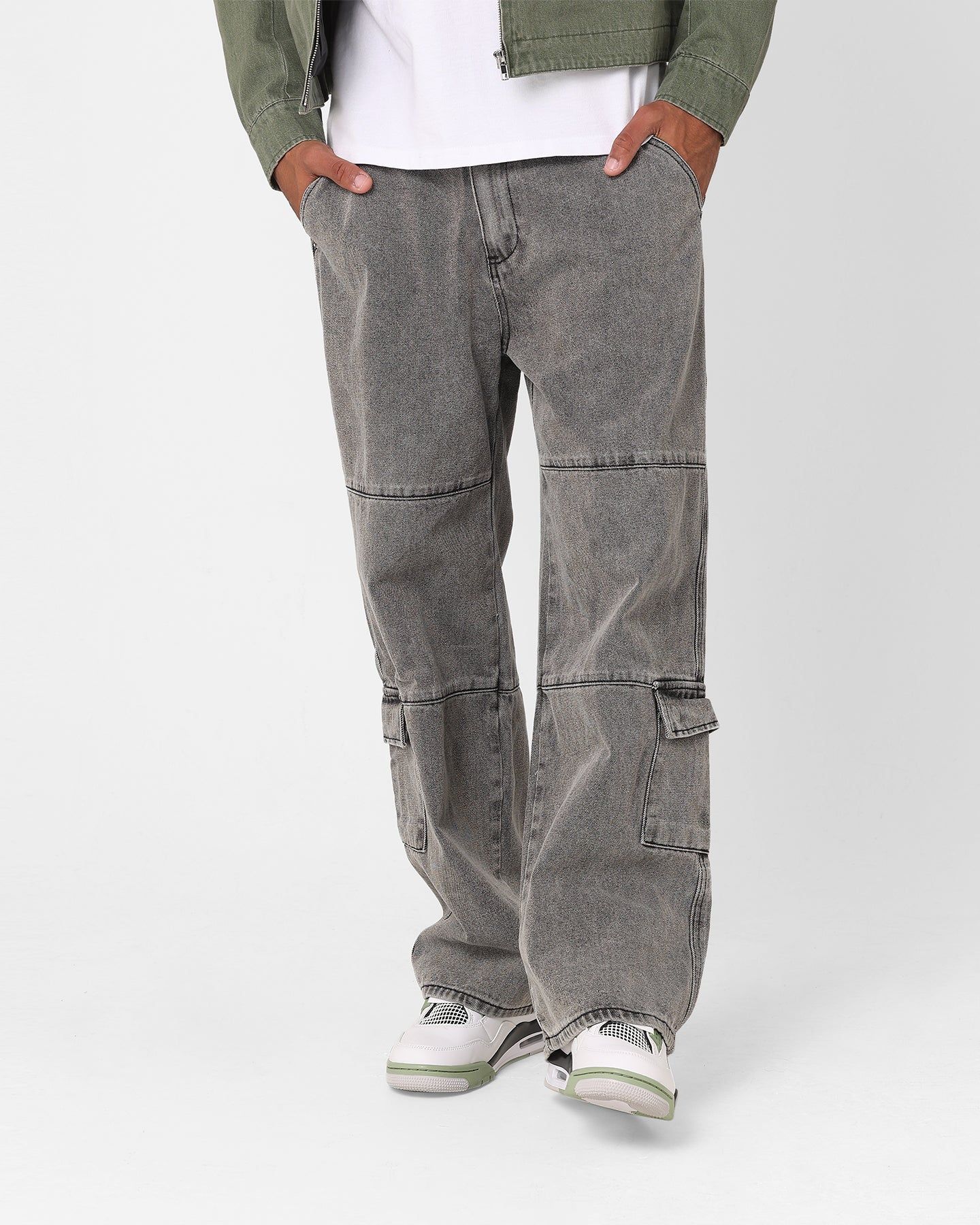 XXIII Jante Acid Wash Jeans Grey sold by Culture Kings