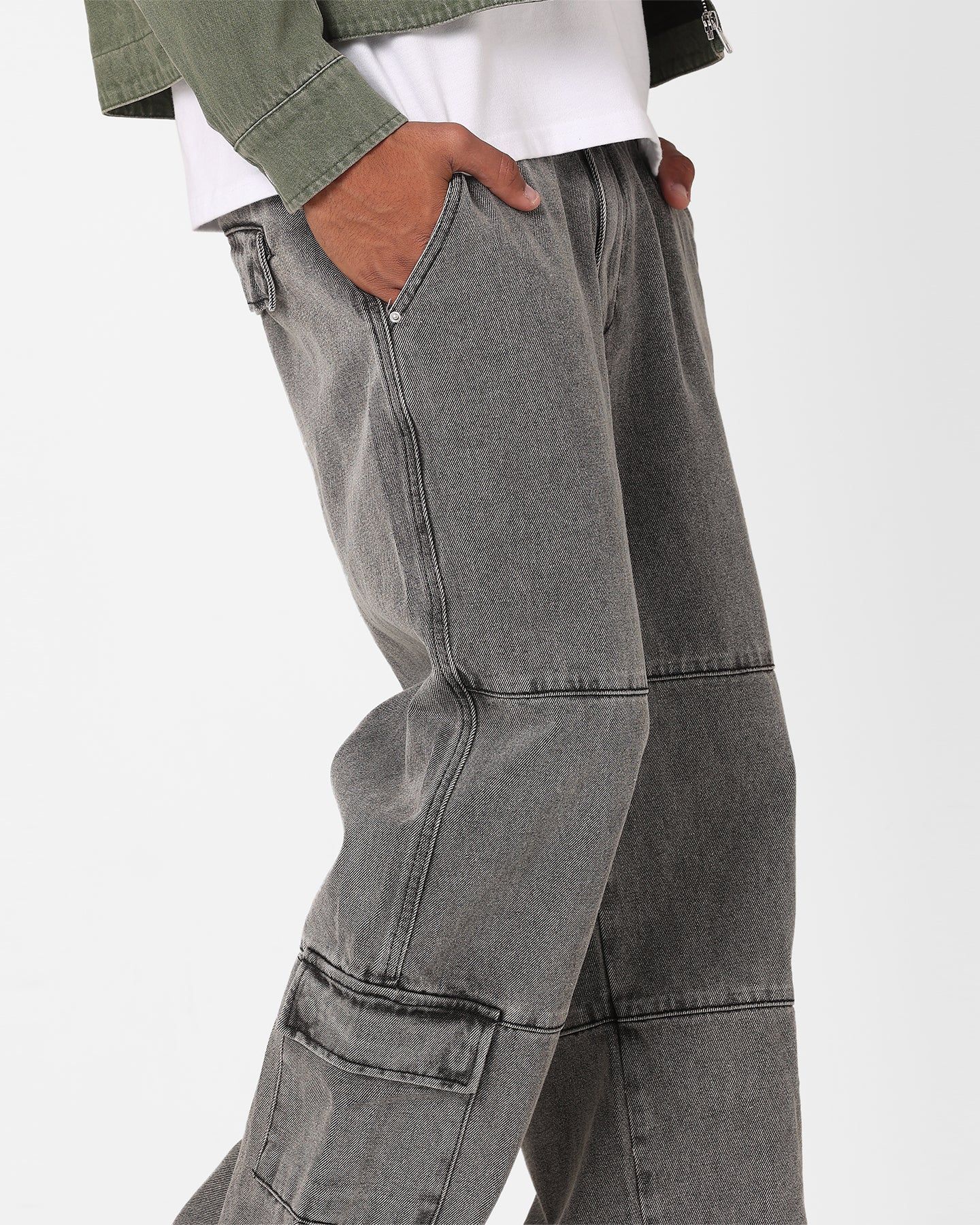 XXIII Jante Acid Wash Jeans Grey sold by Culture Kings product image thumbnail 3
