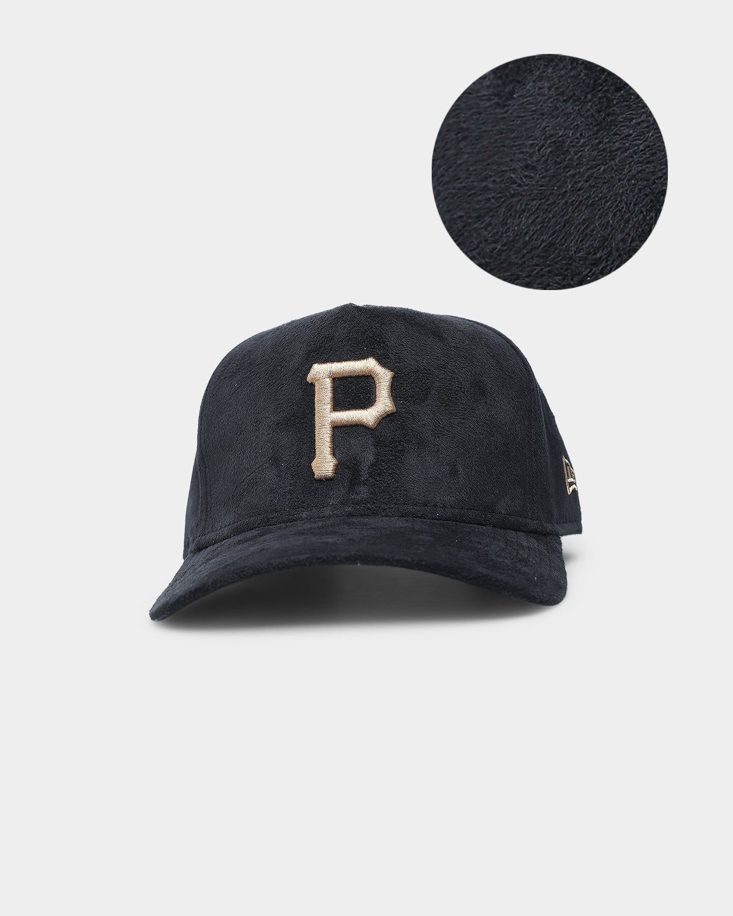 New Era Pittsburgh Pirates 'Black/Tan Suede' 9FORTY K-Frame Strapback sold by Culture Kings