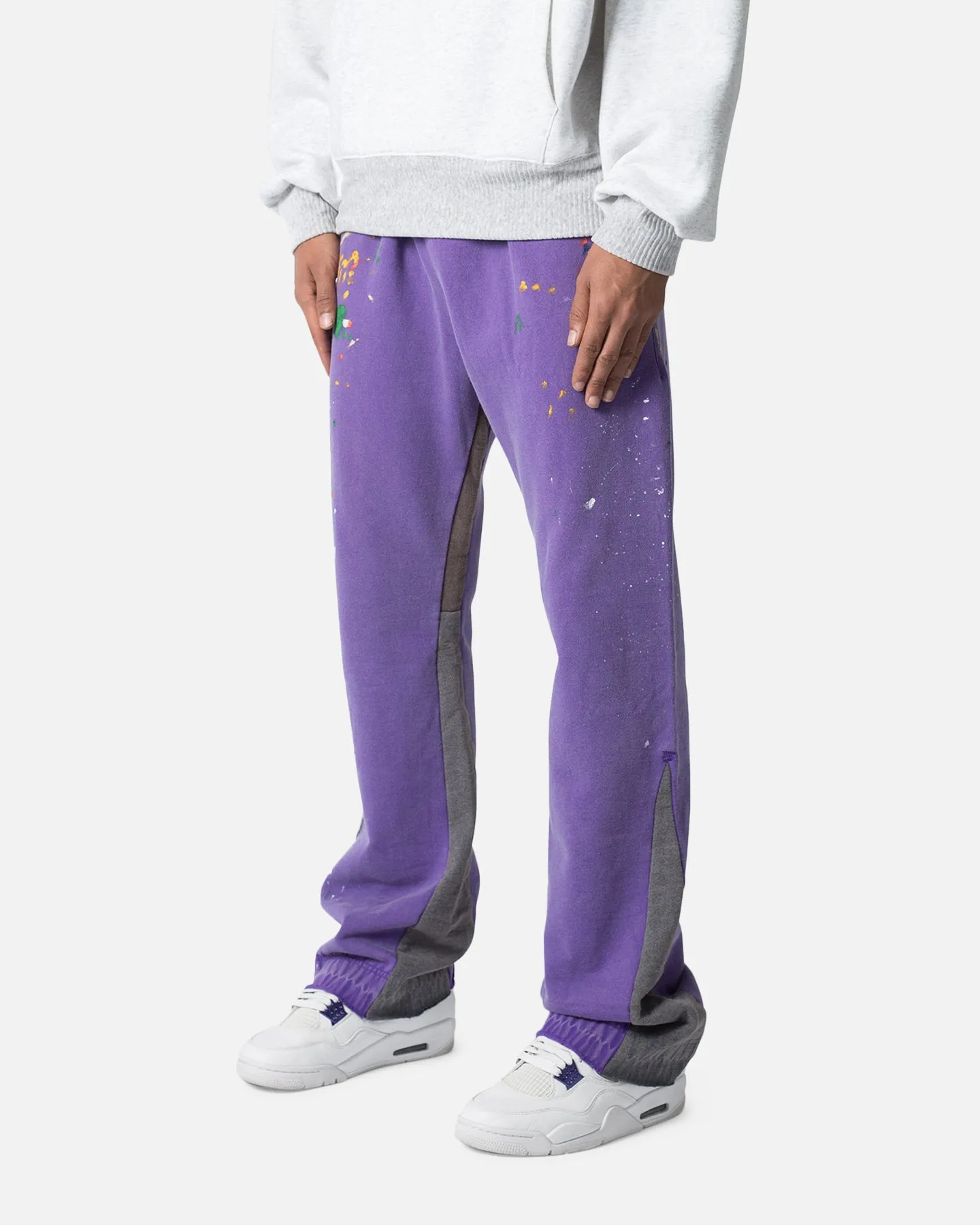 MNML Contrast Bootcut Sweatpants Purple sold by Culture Kings product image thumbnail 2