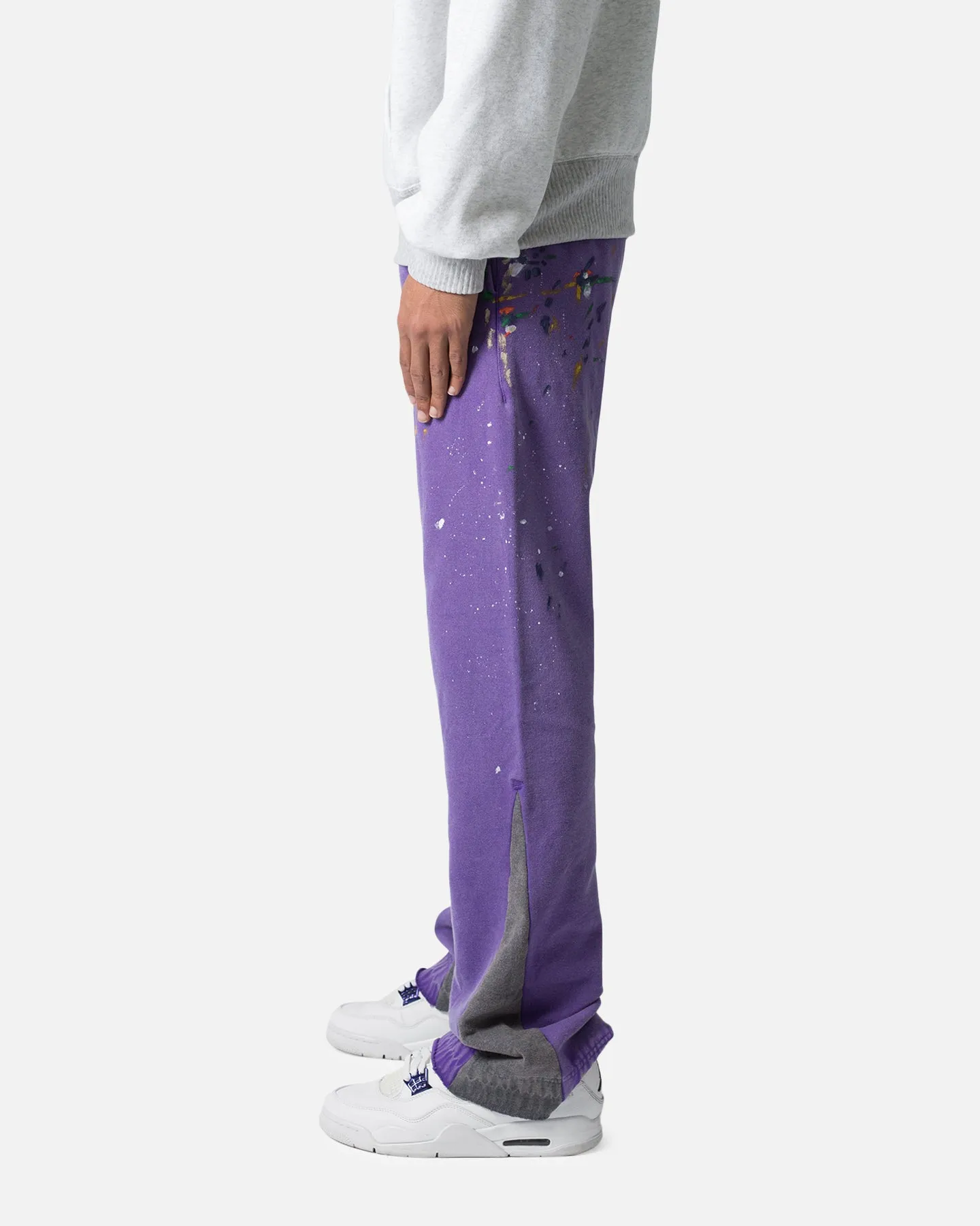 MNML Contrast Bootcut Sweatpants Purple sold by Culture Kings product image thumbnail 3