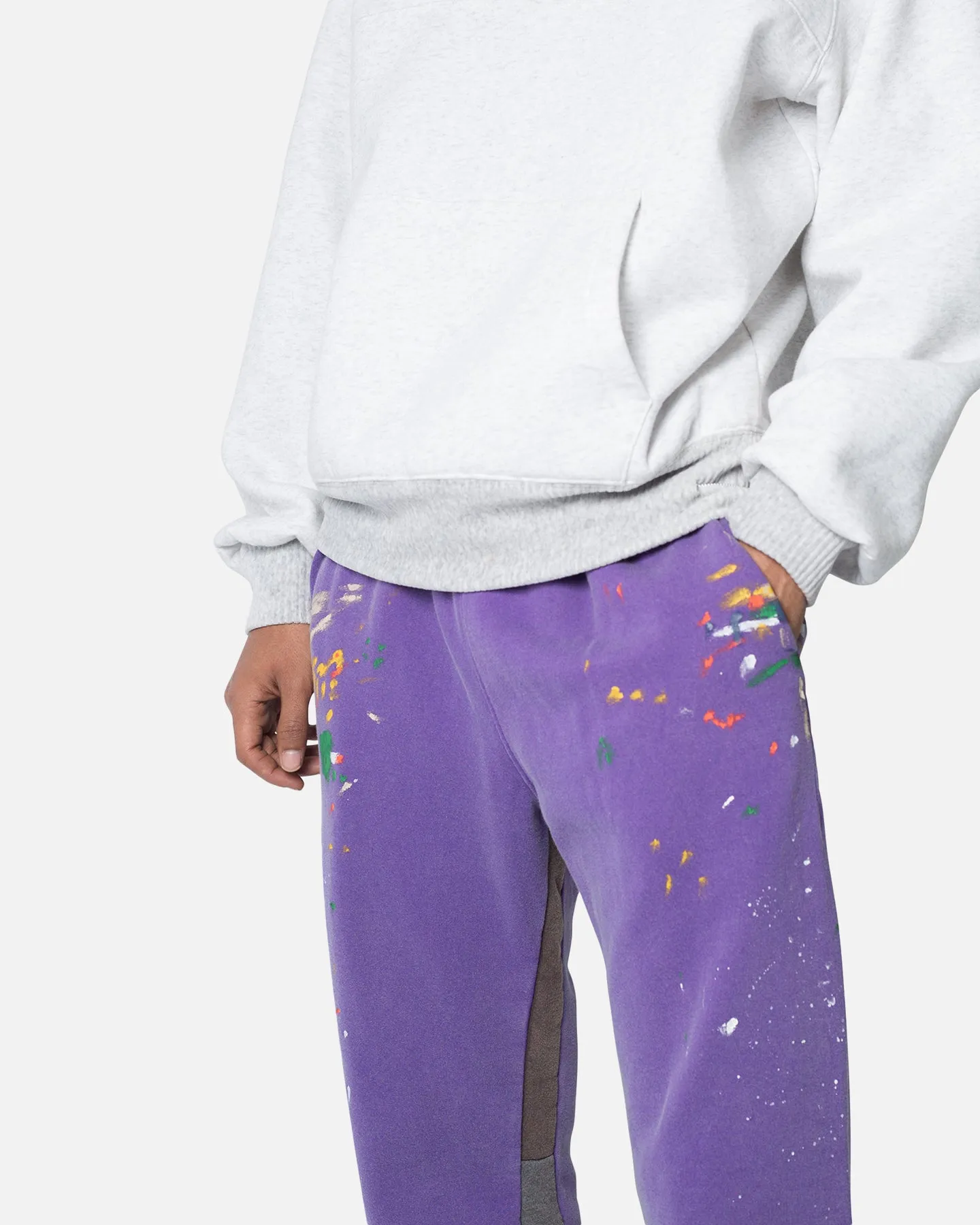 MNML Contrast Bootcut Sweatpants Purple sold by Culture Kings product image thumbnail 5