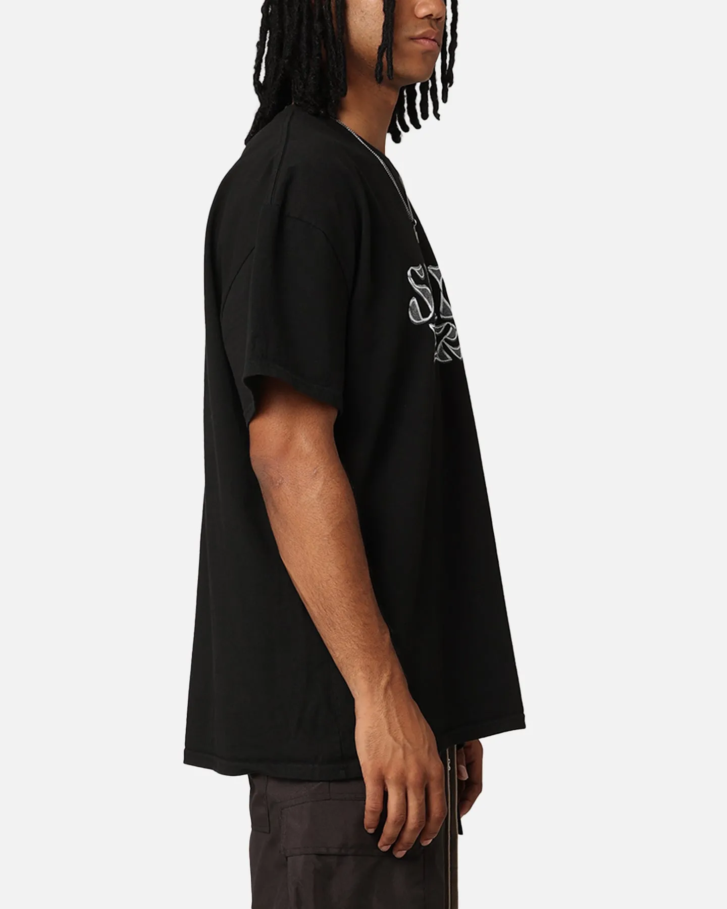 Saint Morta Platinum Chrome T-Shirt Black sold by Culture Kings product image thumbnail 4