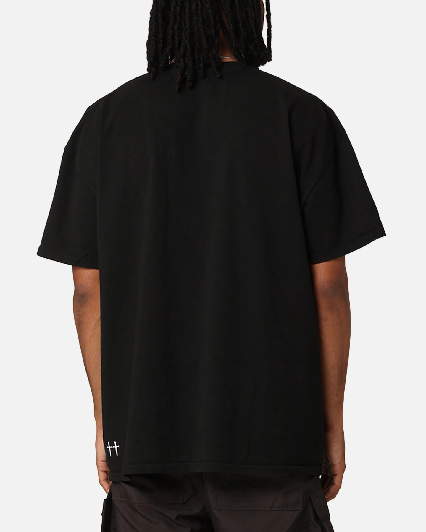 Saint Morta Platinum Chrome T-Shirt Black sold by Culture Kings product image thumbnail 3