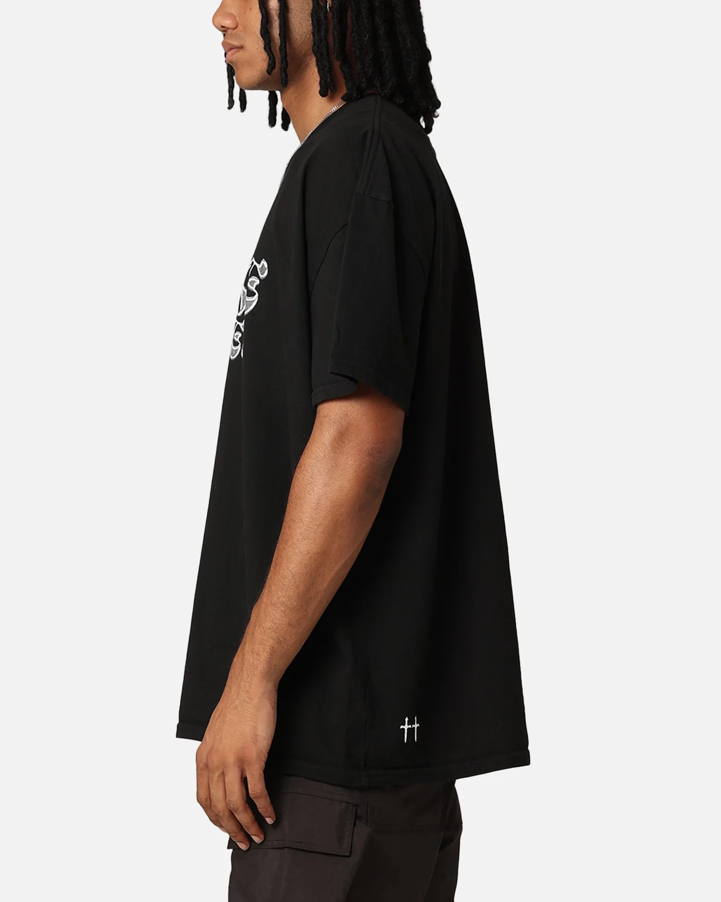 Saint Morta Platinum Chrome T-Shirt Black sold by Culture Kings product image thumbnail 5